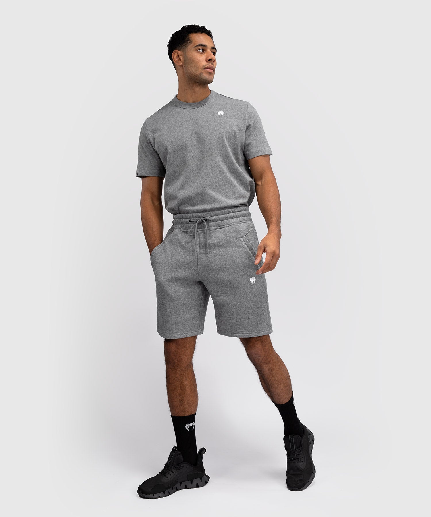 Shorts en Coton Venum Silent Power - Cloudy Grey - product-type_Shorts en Coton