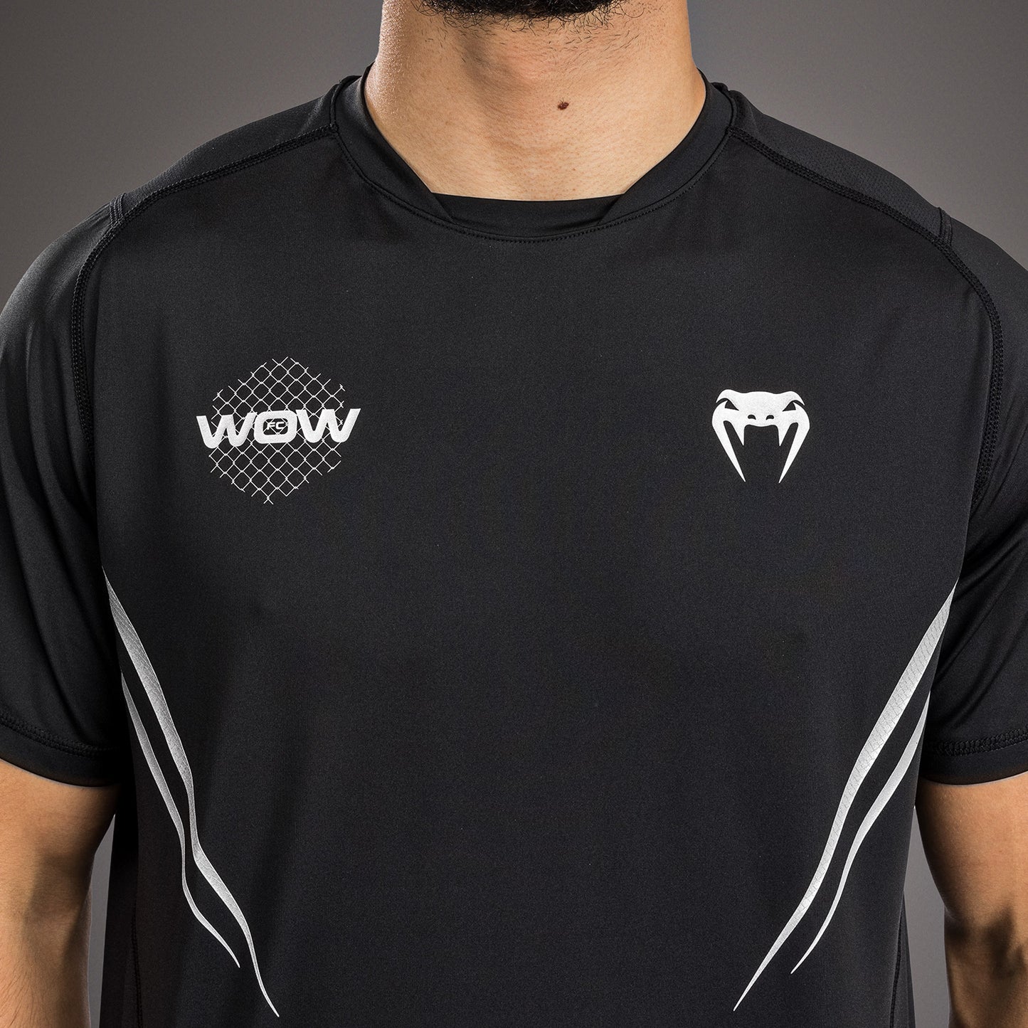 T-Shirt Dry-Tech Venum x WOW FC - Noir/Gris - product-type_T-Shirts Dry Tech