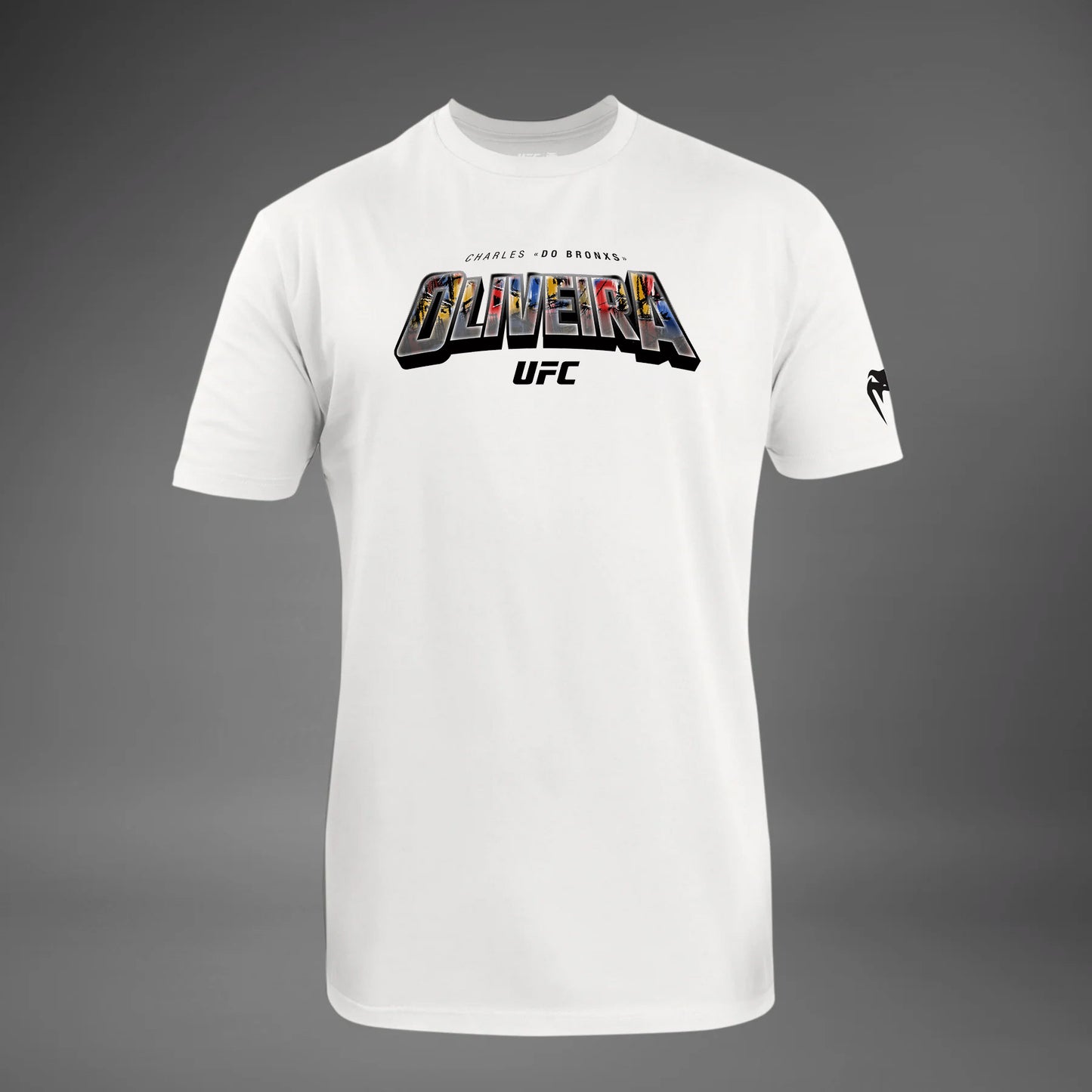 T-Shirt pour Hommes UFC Unrivaled by Venum Charles Oliveira - Blanc