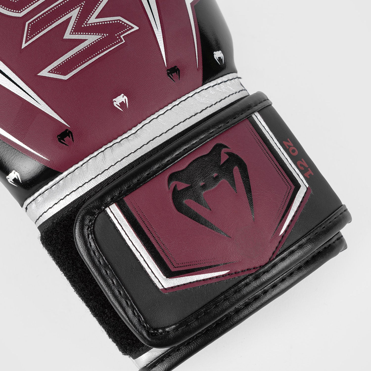 Gants de Boxe Venum Elite Evo - Rouge Bordeaux/Argent - product-type_Gants de boxe