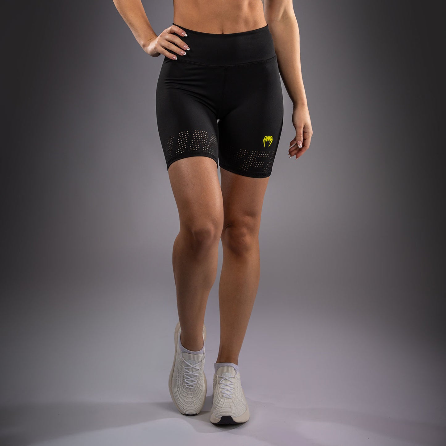 Short de Compression Venum Lazer Pour Femme - Noir/Jaune