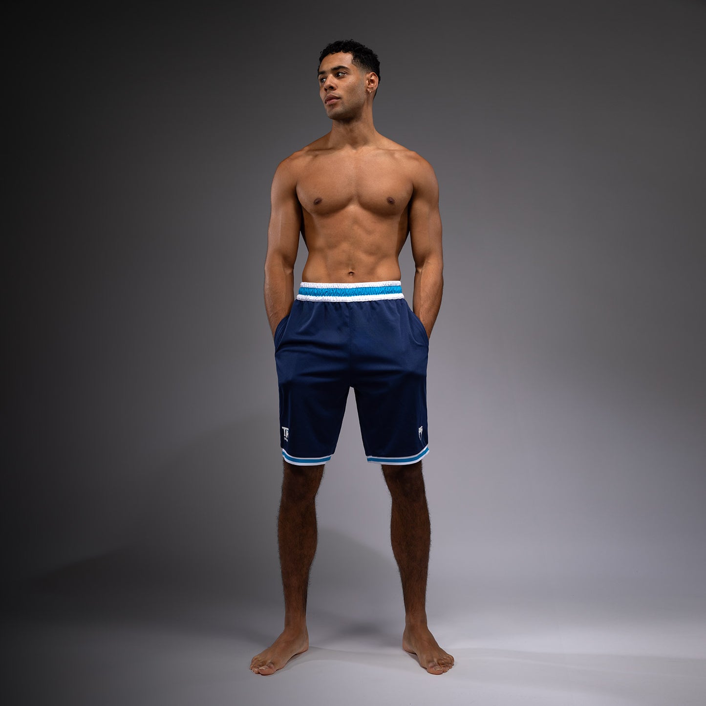 Short de Basket Venum x Top Rank Original pour Hommes - Bleu Marine - product-type_Shorts de training