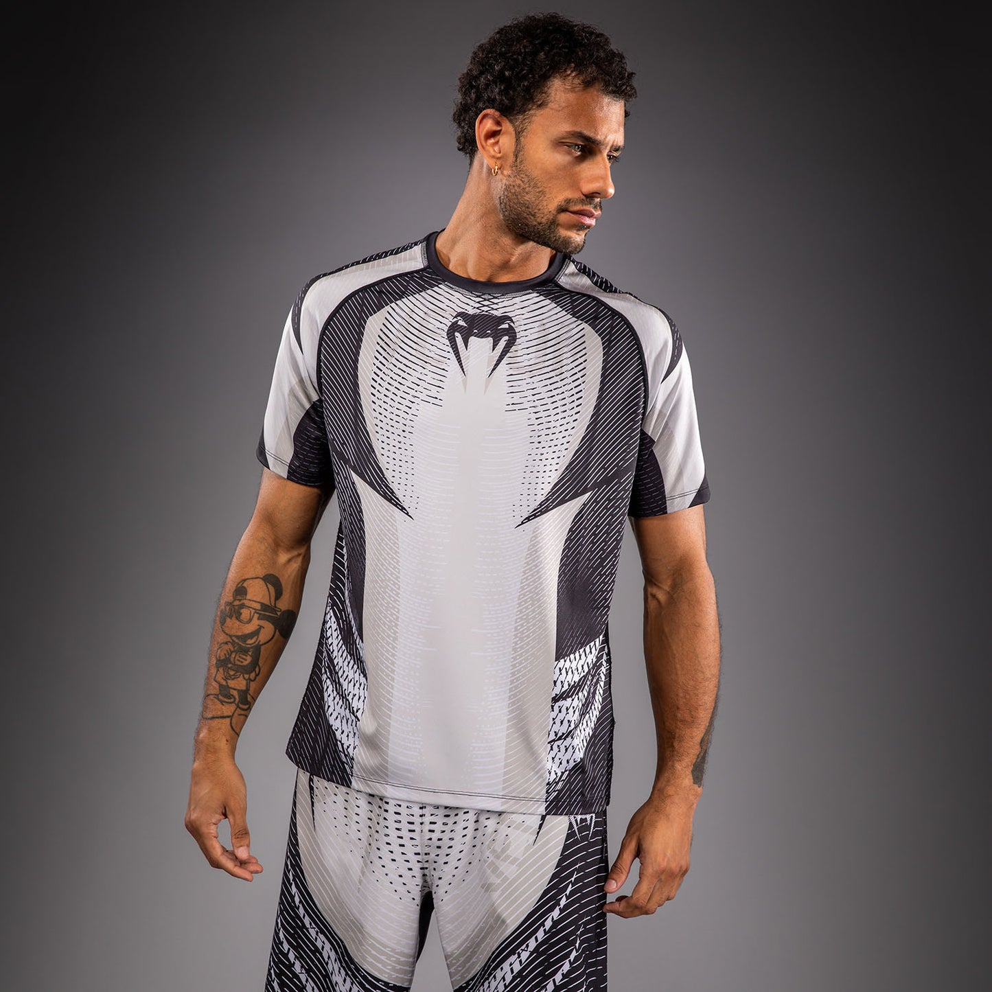T-shirt Dry Tech Venum Galactic 3.0 - Blanc Cassé/Noir