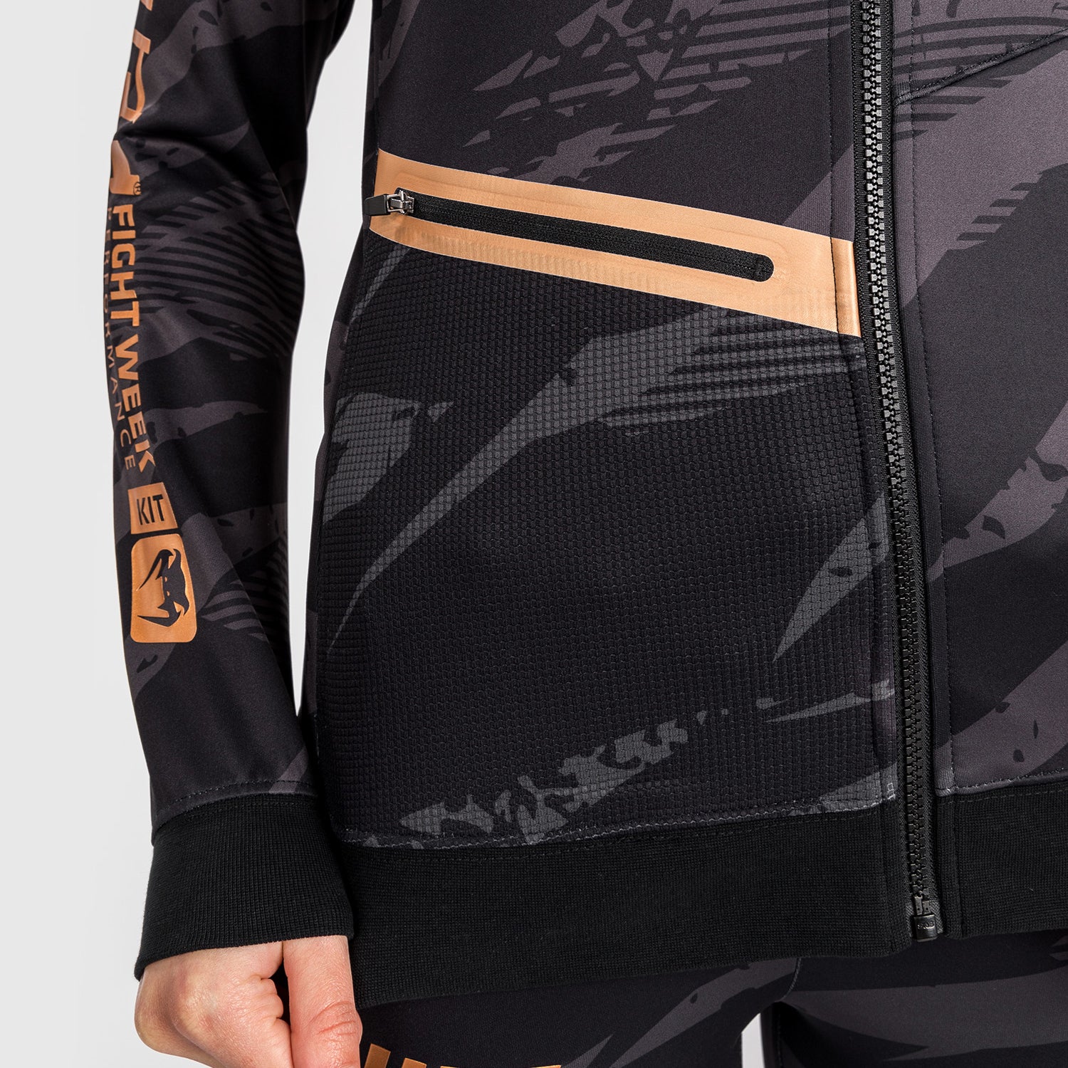 Veste À Capuche Zippé pour Femmes UFC Adrenaline by Venum Fight Week - Urban Camo - product-type_Sweatshirts