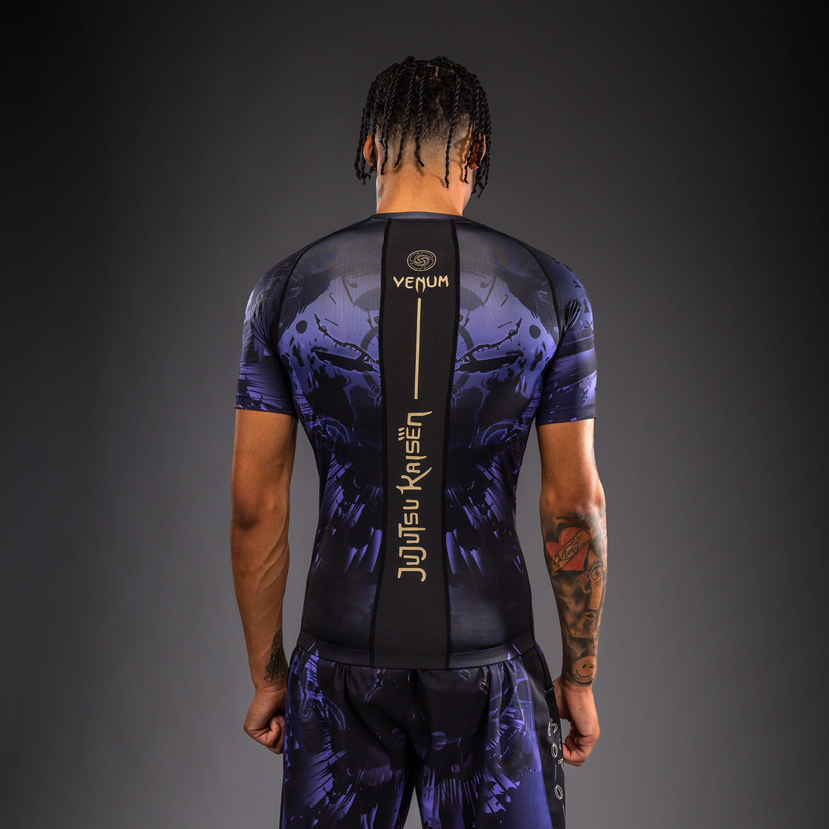 Rashguard à Manches Courtes Gojo Jujutsu Kaisen x Venum – Violet