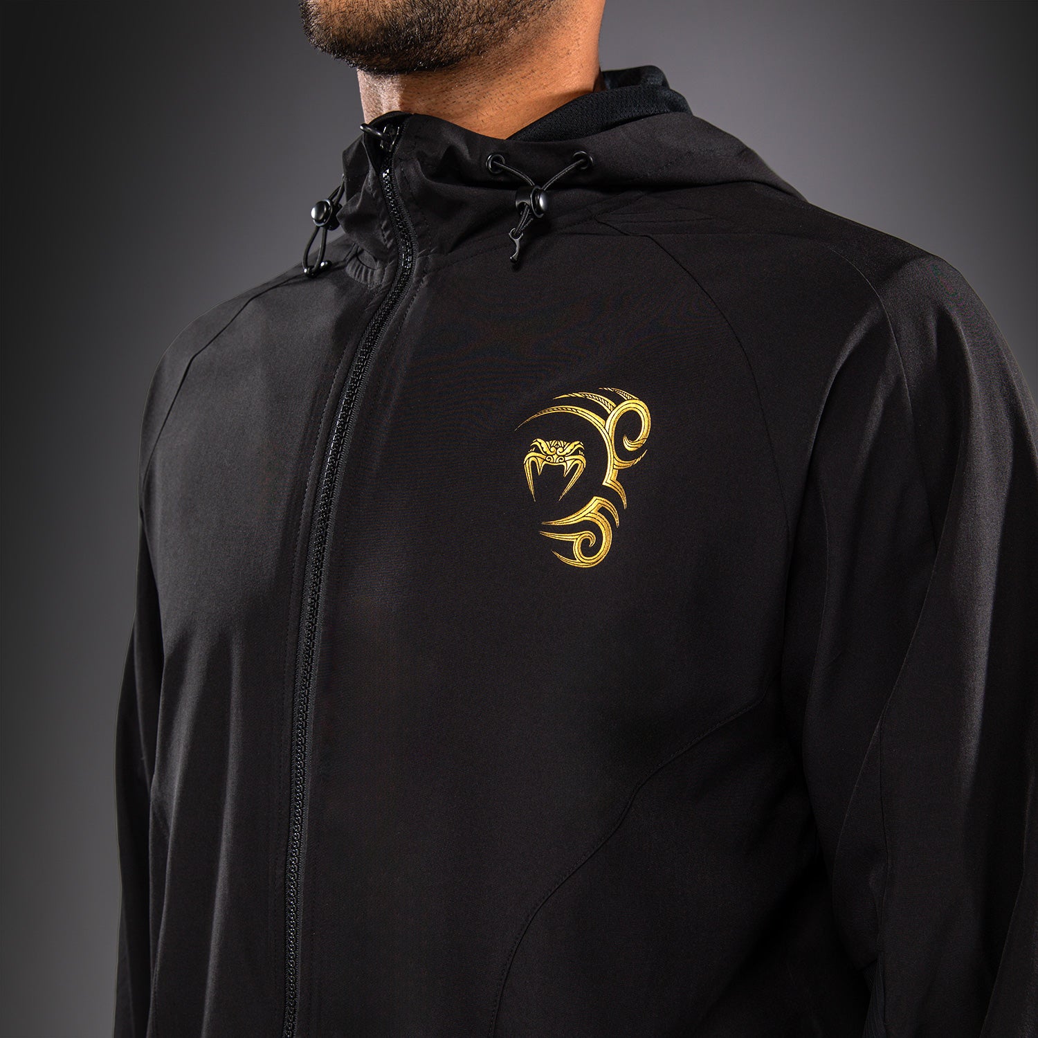 Veste de Survêtement Venum x Mike Tyson Tiger - Noir/Or - product-type_Vestes