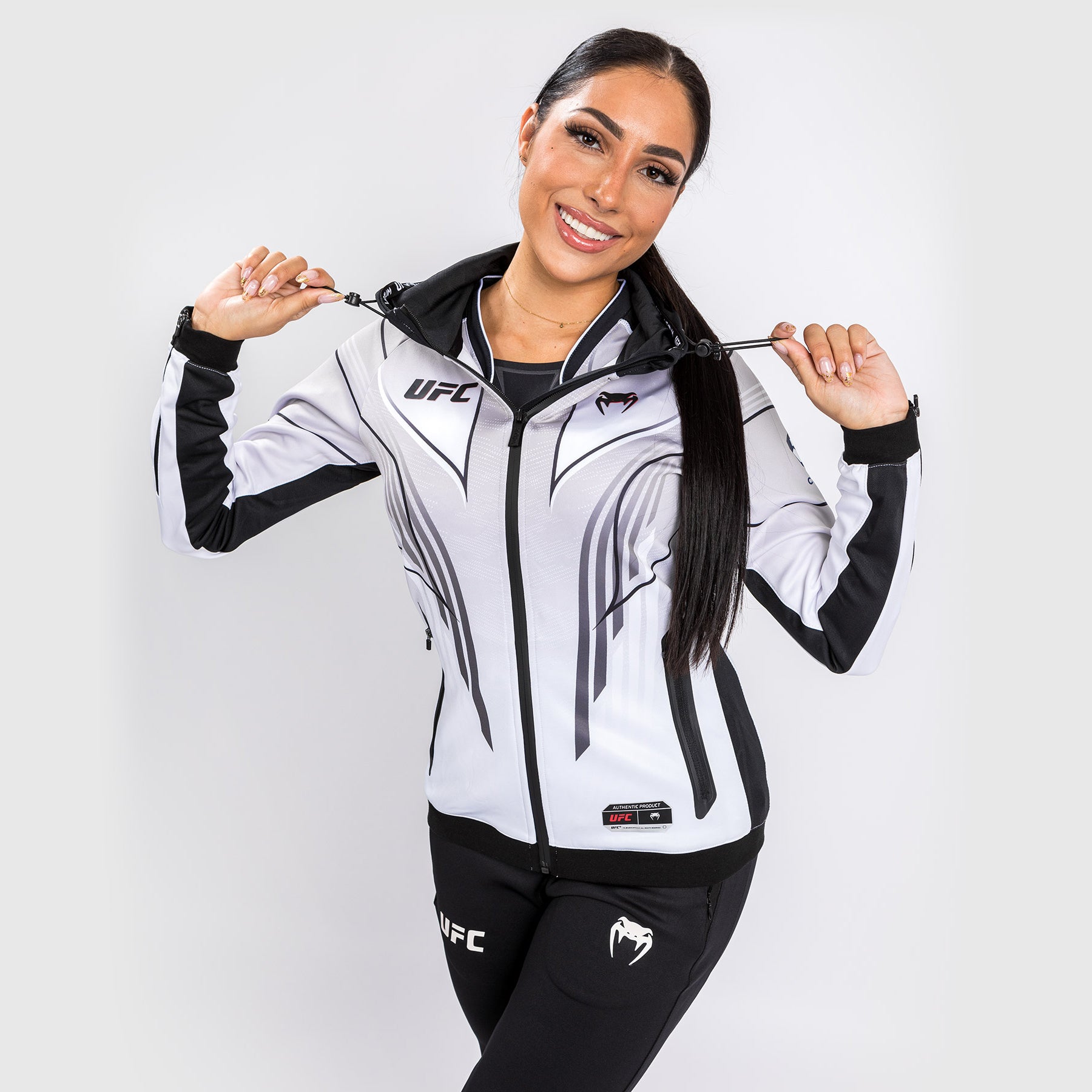 Sweatshirt à Capuche Femme UFC Venum Authentic Fight Night 2.0 - Blanc - product-type_Vestes