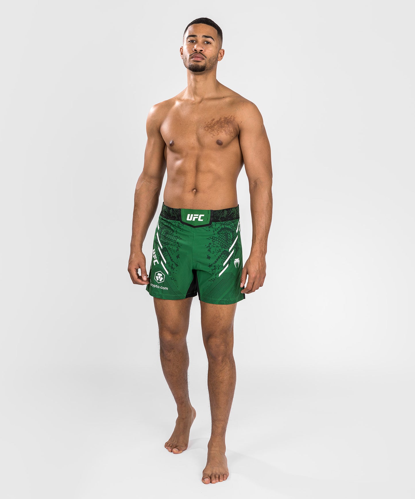 Short de combat personnalisé Coupe courte pour Hommes UFC Adrenaline by Venum Authentic Fight Night – Vert - Shorts de MMA