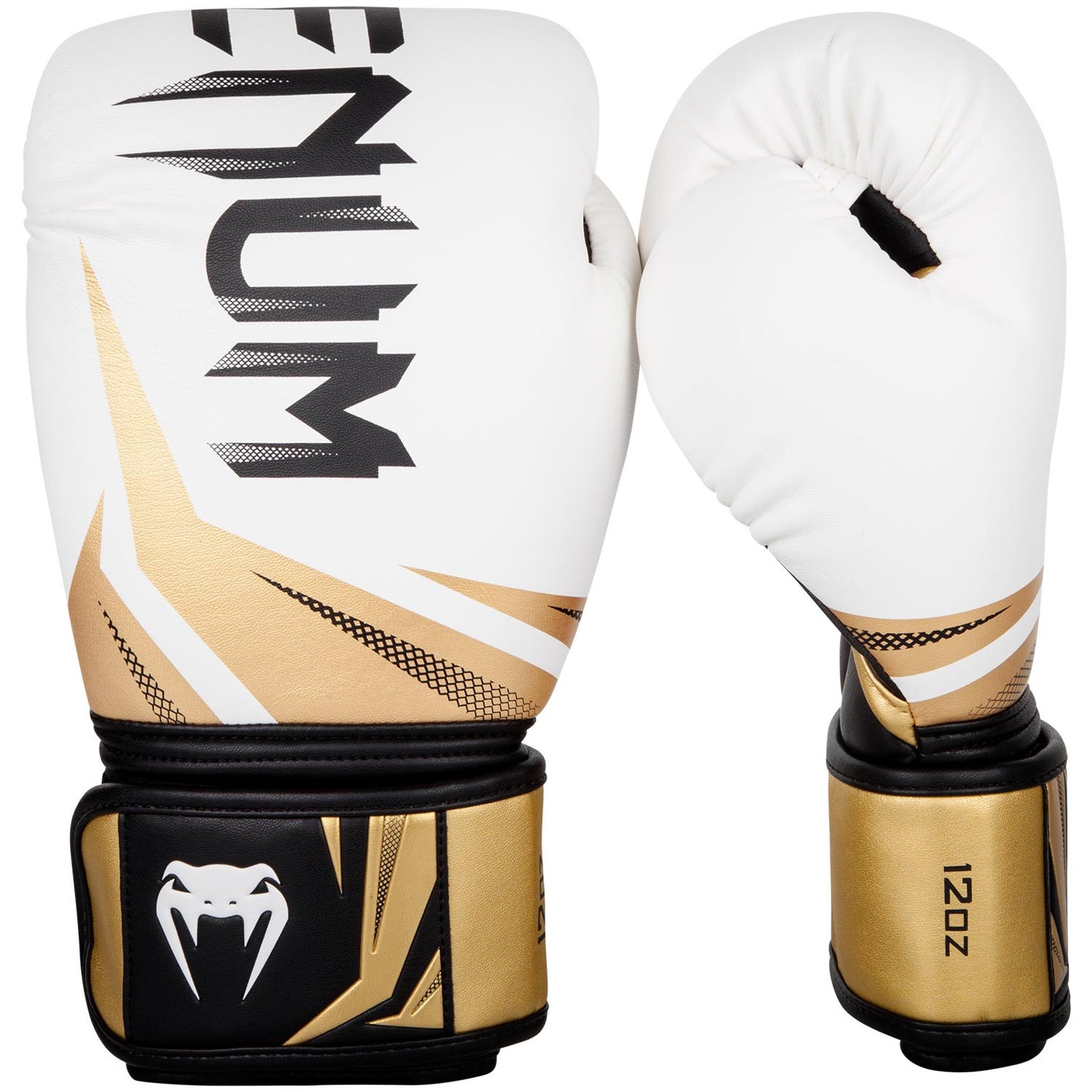 Gants de boxe Venum Challenger 3.0 – Blanc/Noir/Or - product-type_Gants de boxe