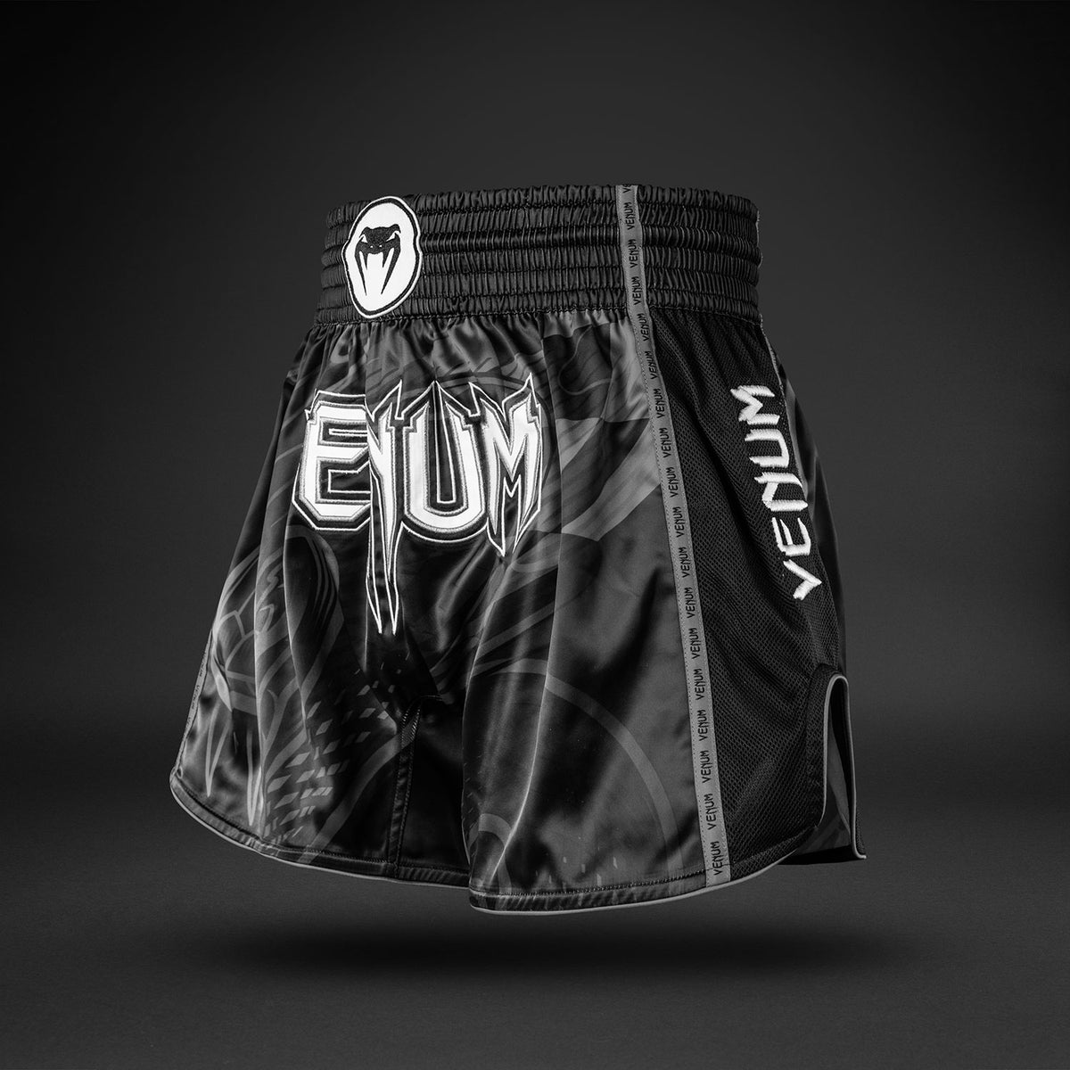 Short de Muay Thai Venum Crimson Viper 2.0 - Noir/Gris