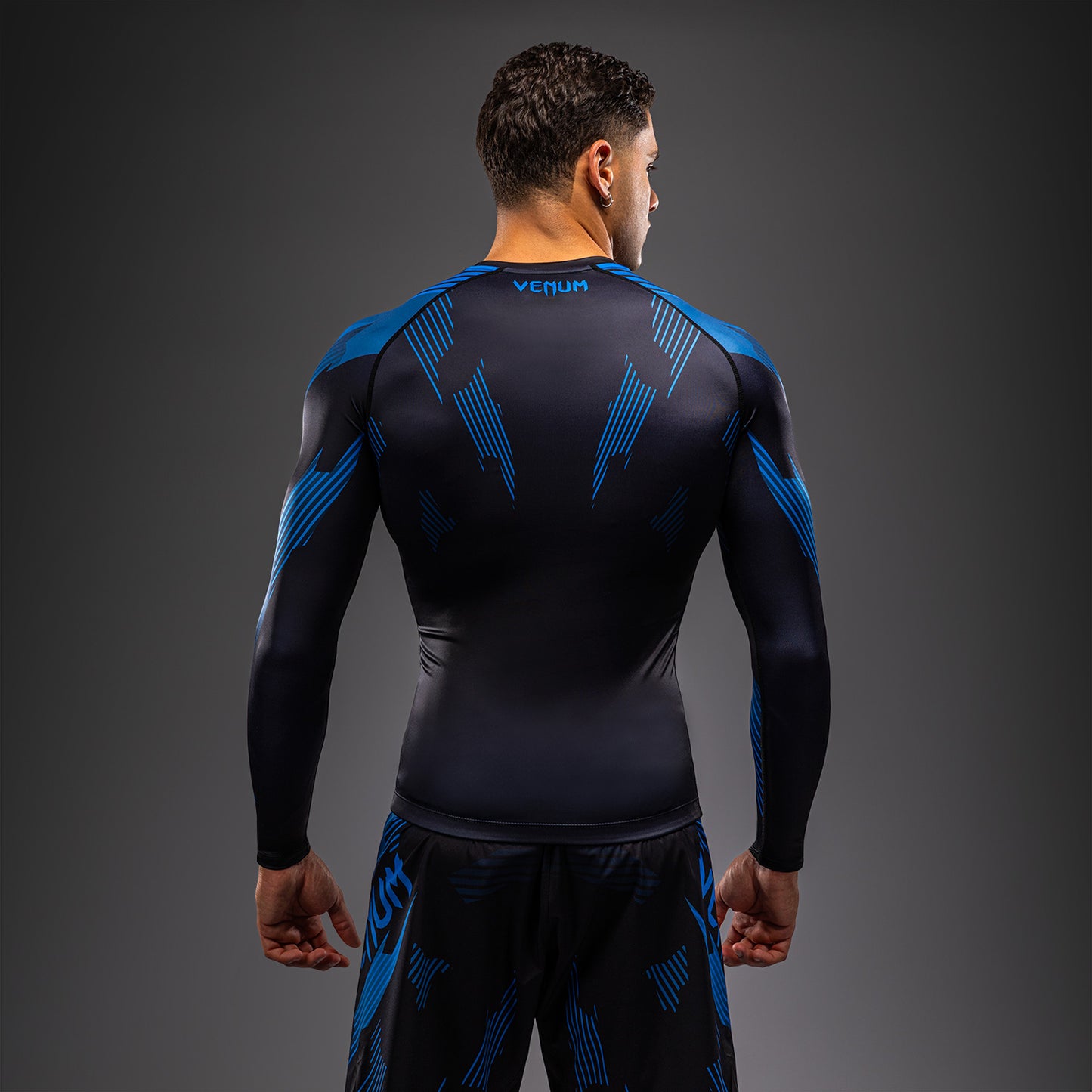 Rashguard à Manches Longues Venum No-Gi 6.0 - Noir/Bleu