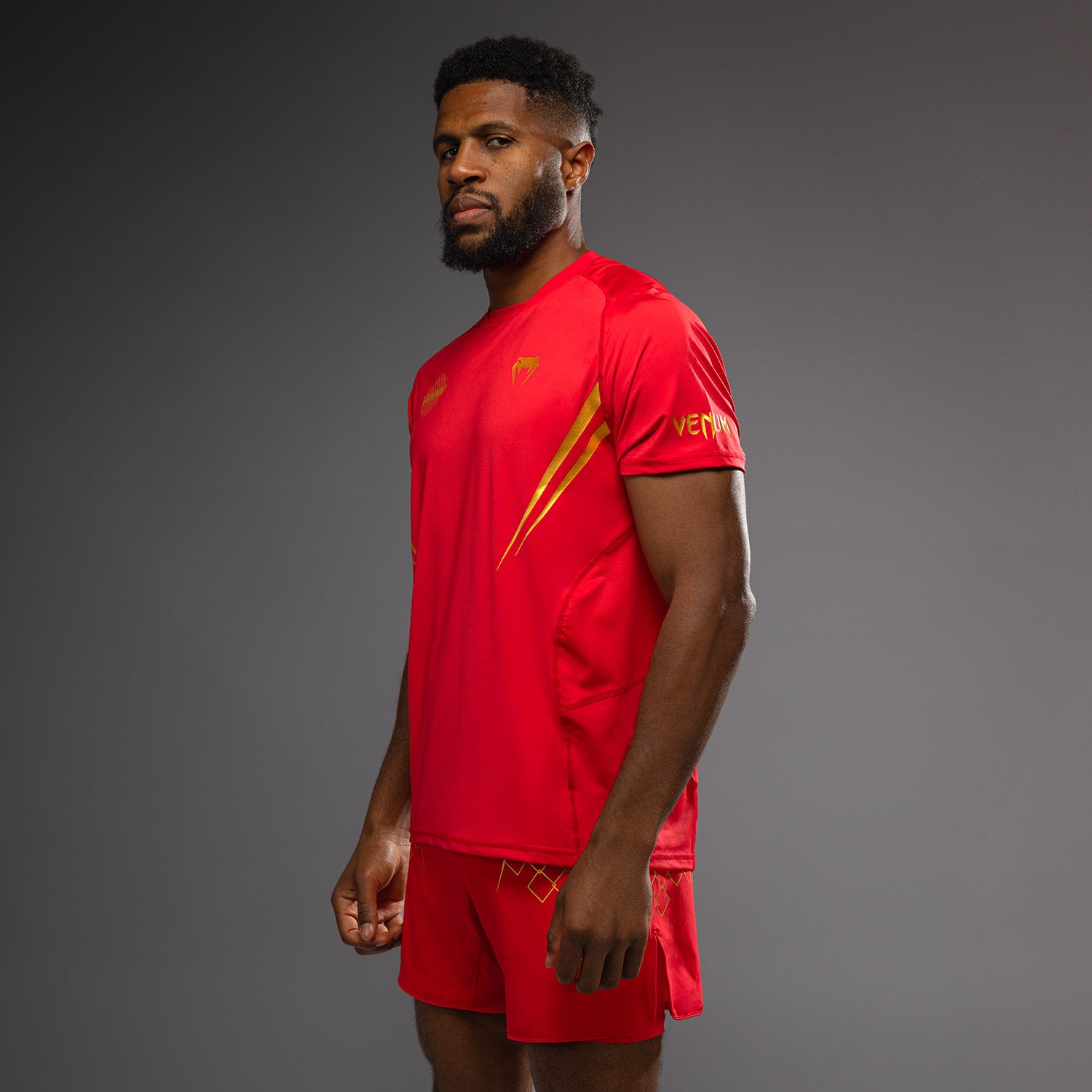T-shirt Dry-Tech Venum x WOW FC - Rouge/Or - product-type_T-Shirts Dry Tech