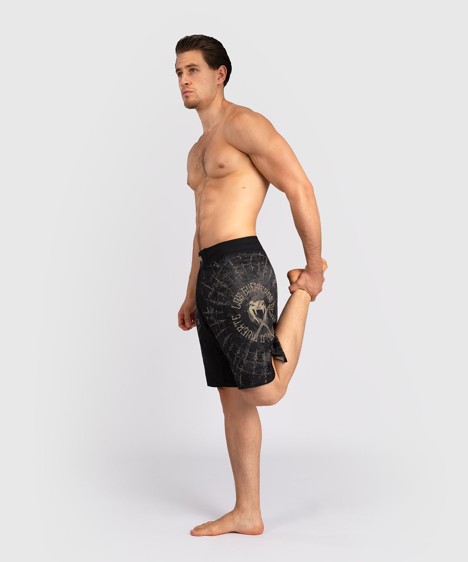 Short de Combat pour Hommes Venum Santa Muerte 5.0 - Noir Profond/Or - product-type_Shorts de MMA