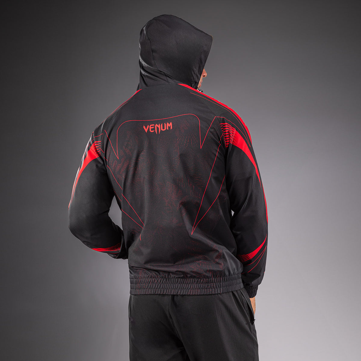 Veste de survêtement Venum Amazonia Reborn - Noir/Rouge