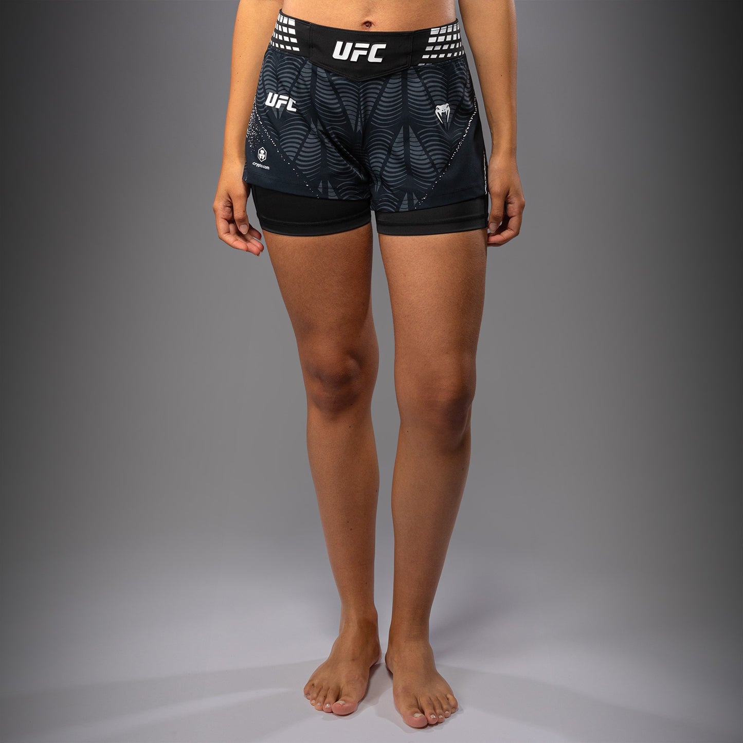 Short de combat coupe courte Femme UFC Zenith by Venum Authentic Fight Night - Noir