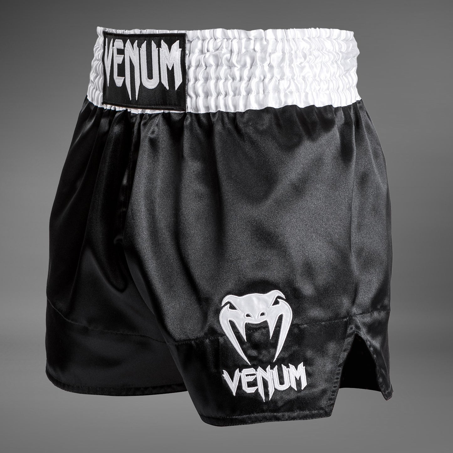 Venum Classic - Short Muay Thaï Blanc/Noir/Blanc - product-type_Shorts de Muay Thai