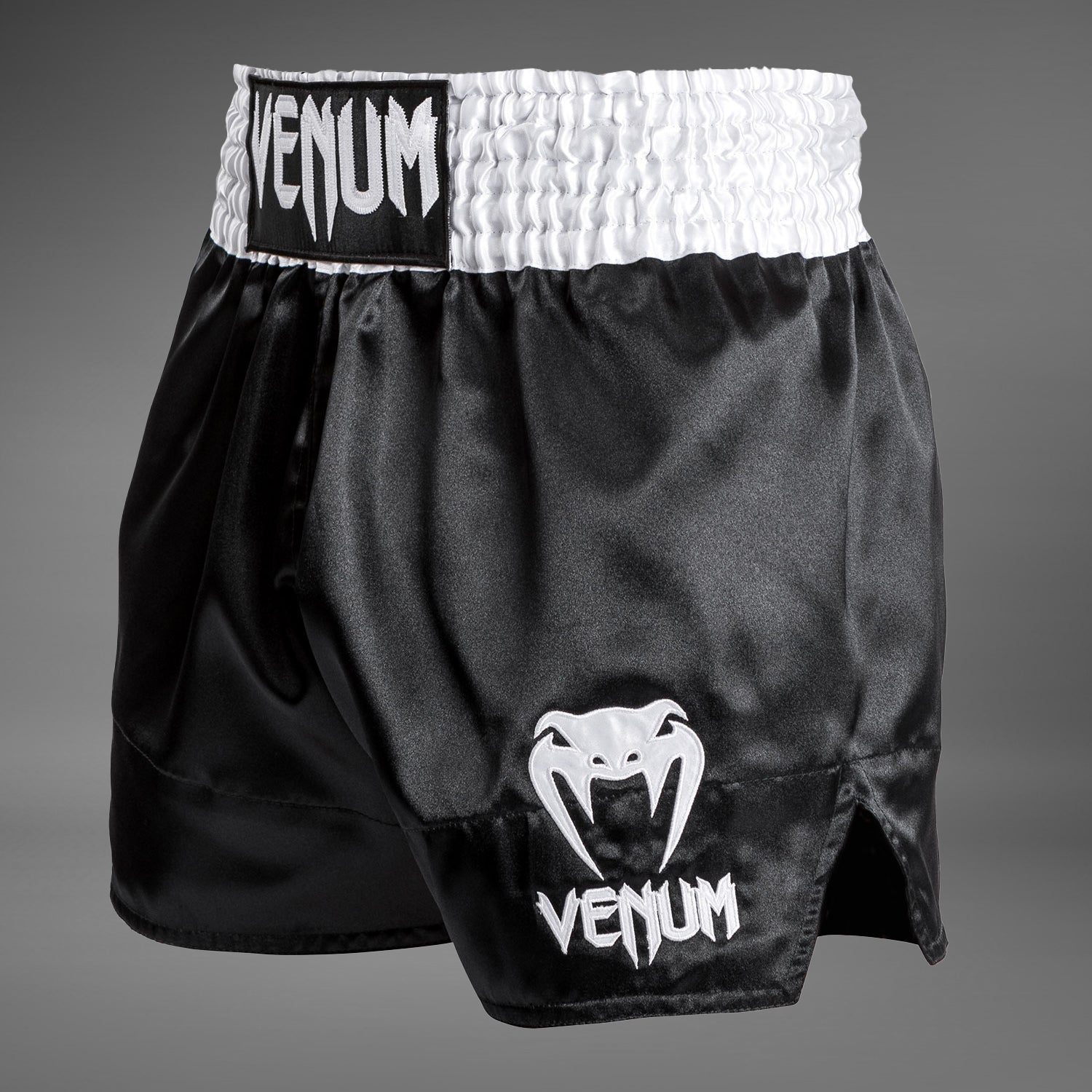 Venum Classic - Short Muay Thaï Blanc/Noir/Blanc - product-type_Shorts de Muay Thai