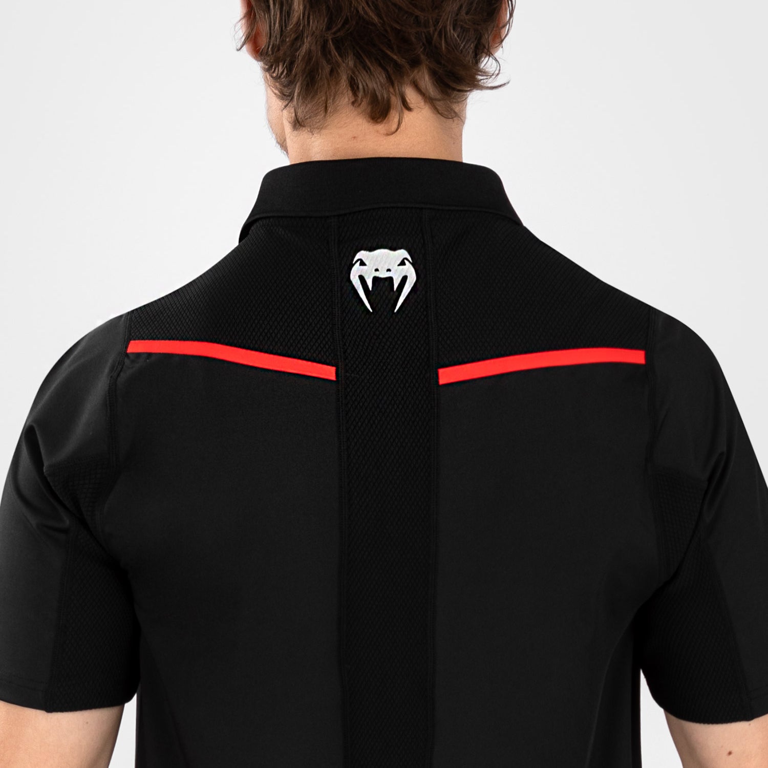 Polo pour Hommes UFC Venum Performance Institute 2.0 - Noir/Rouge - product-type_Polos