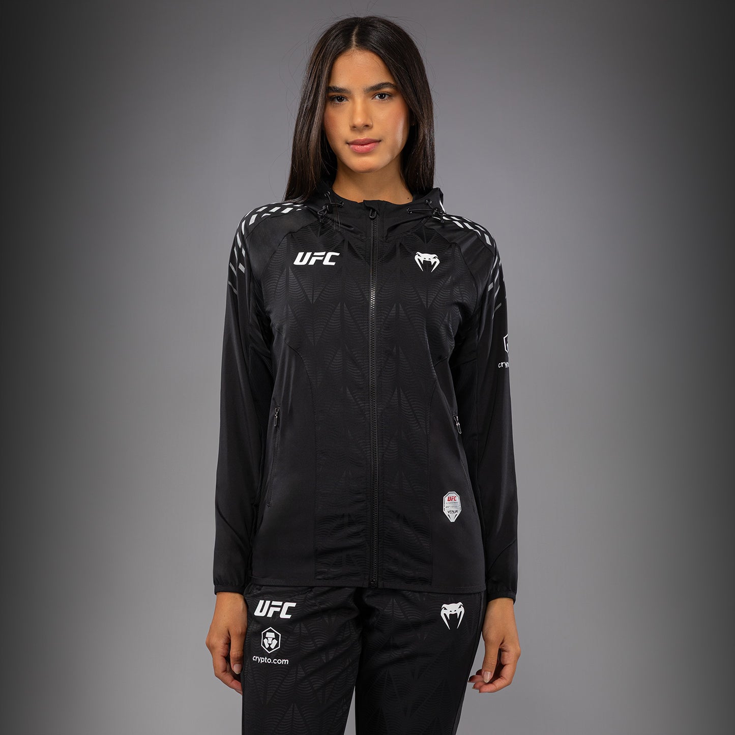 Sweat à capuche Walkout Femme UFC Zenith by Venum Authentic Fight Night - Noir - product-type_Sweatshirts