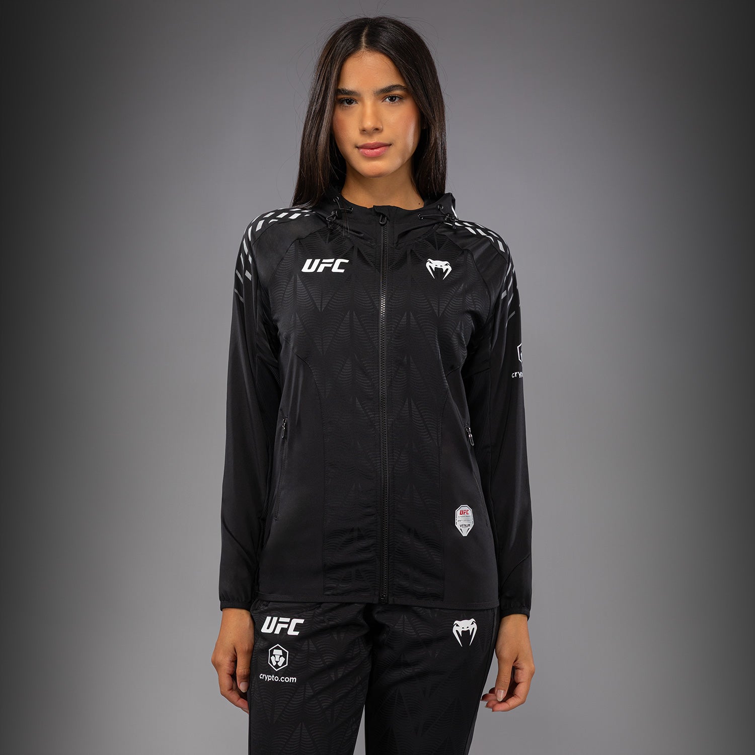 Sweat à capuche Walkout Femme UFC Zenith by Venum Authentic Fight Night - Noir - product-type_Sweatshirts