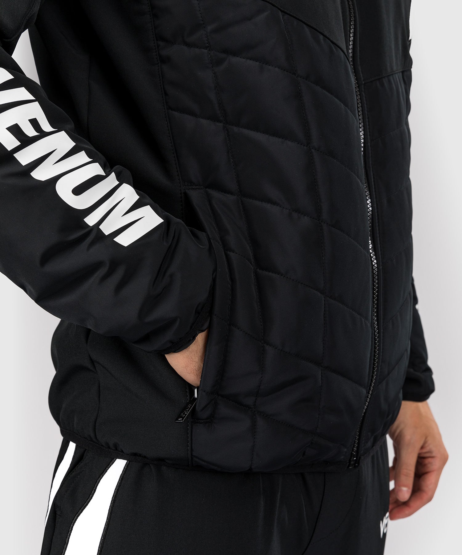Veste pour Hommes Venum x Bud Racing - Noir/Blanc/Citron Vert - product-type_Vestes