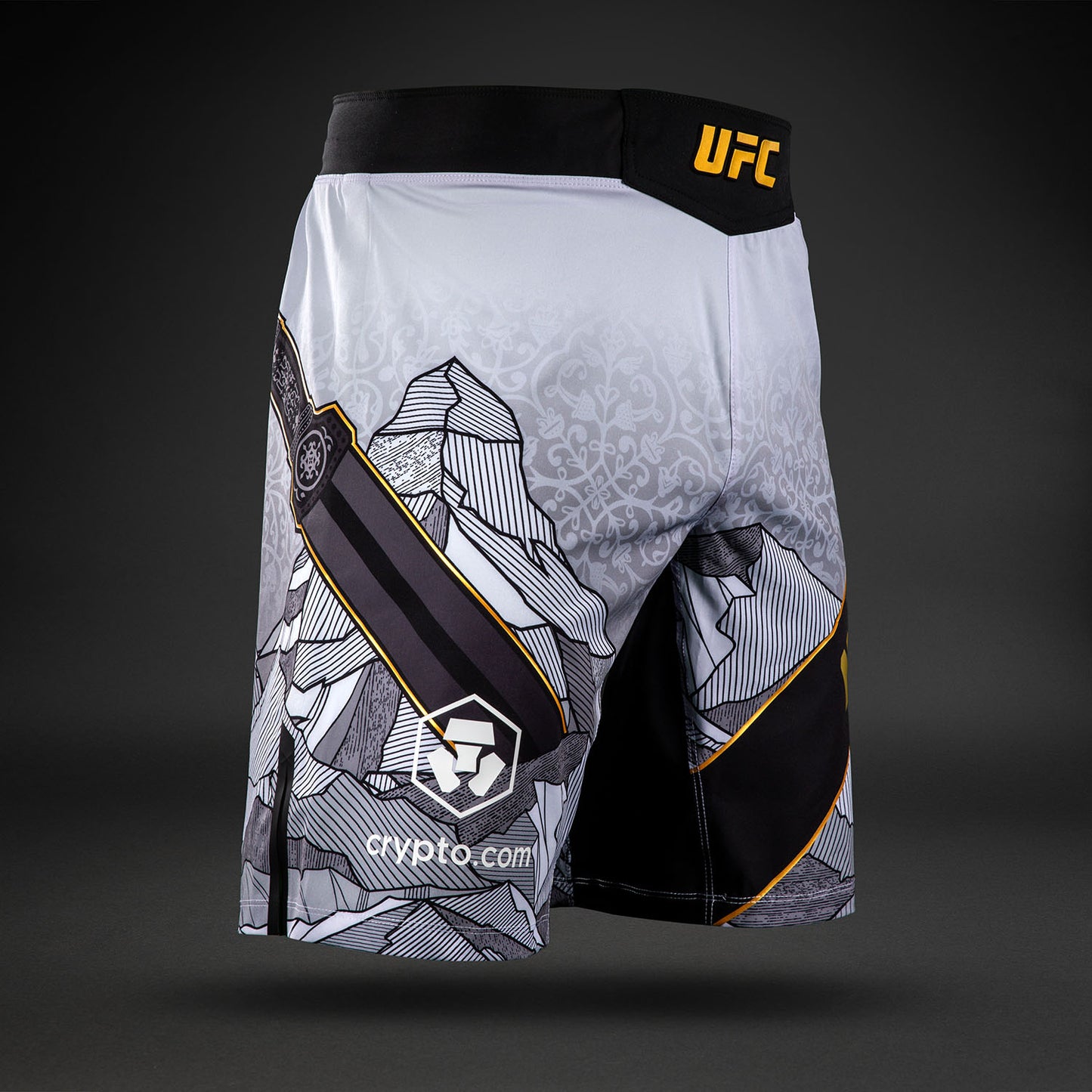 Short de combat pour Hommes UFC Unrivaled by Venum Islam Makhachev - Blanc/Noir - product-type_Shorts de MMA