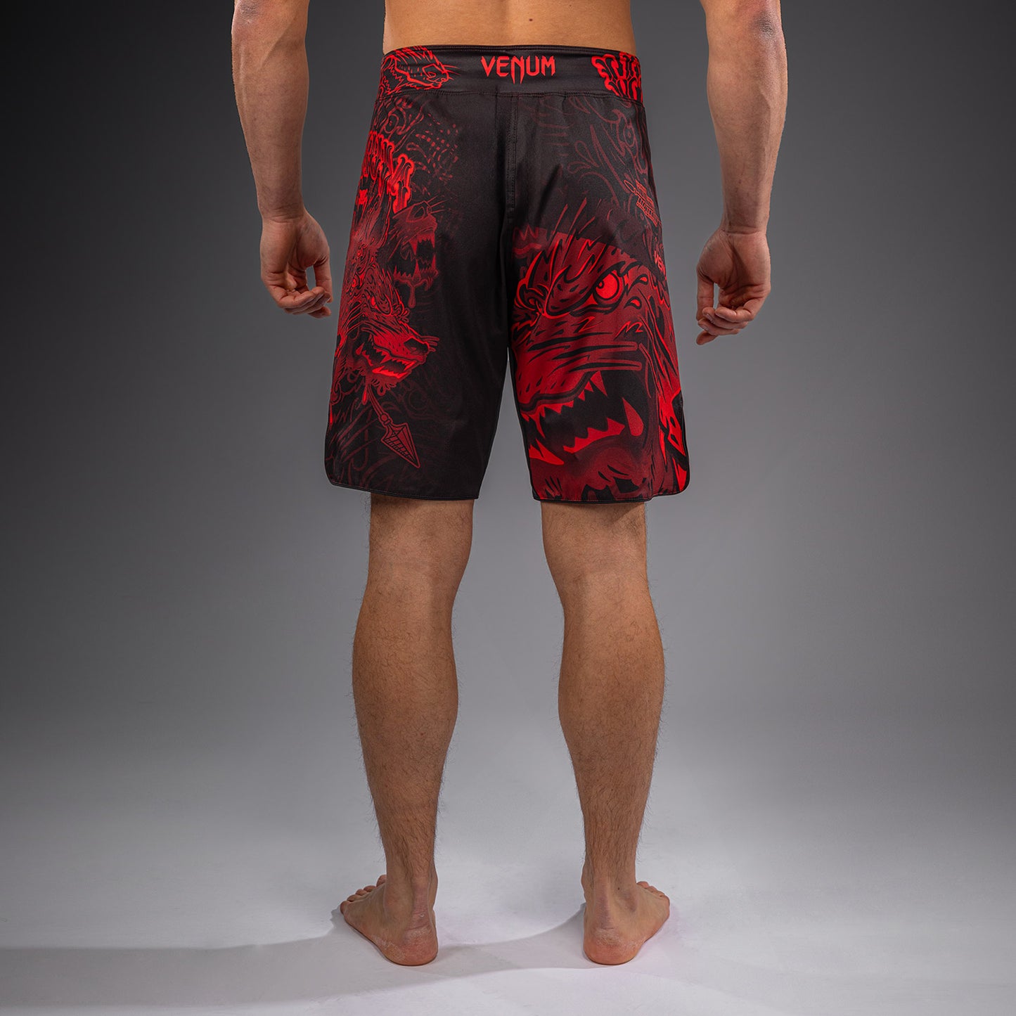 Short de Combat Venum Wolf Atak – Noir/Rouge - product-type_Shorts de MMA