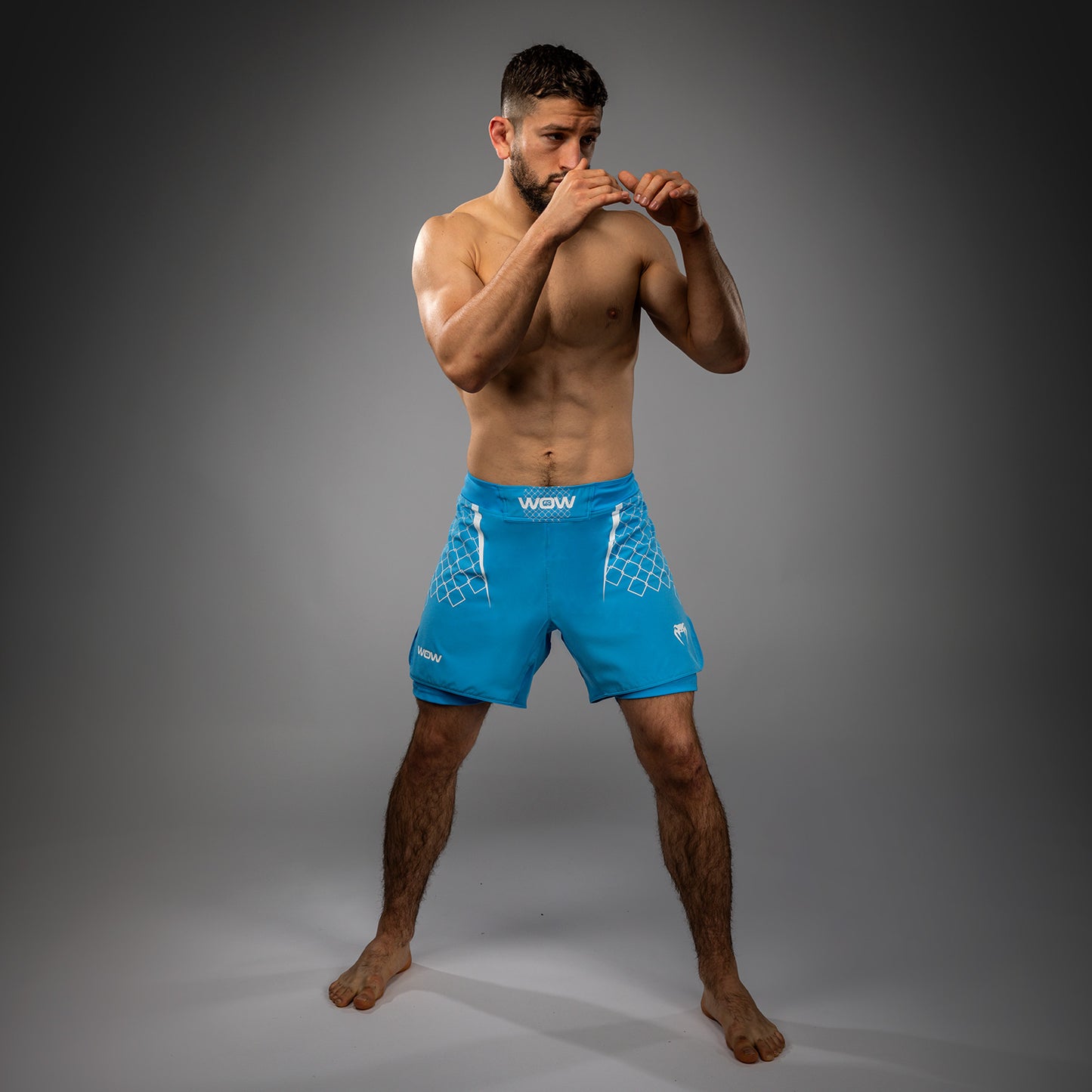 Short de Combat pour Hommes Venum x WOW FC - Bleu - product-type_Shorts de MMA
