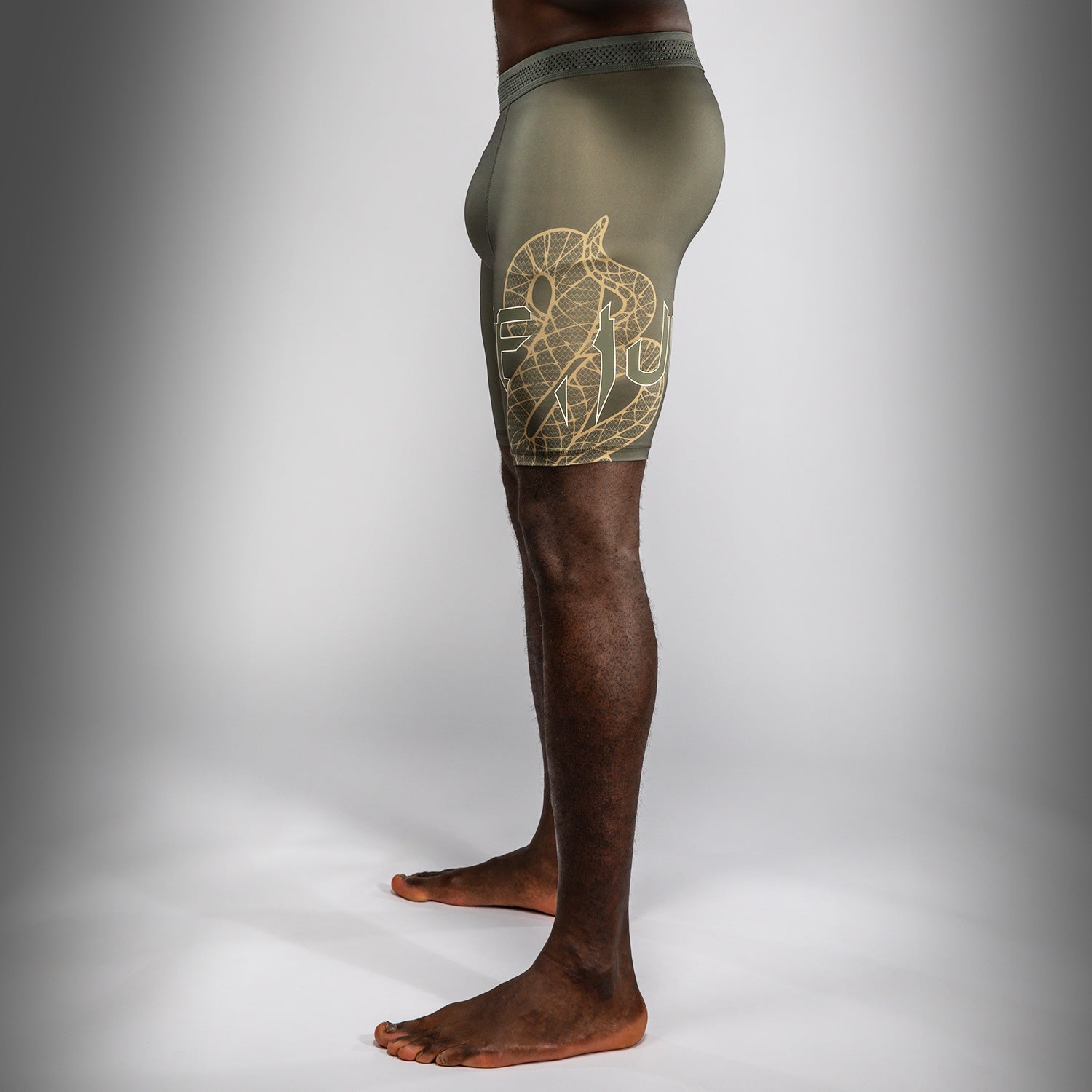 Short de Compression Venum Serpenti – Kaki/Bronze/Ivoire - product-type_Shorts de compression