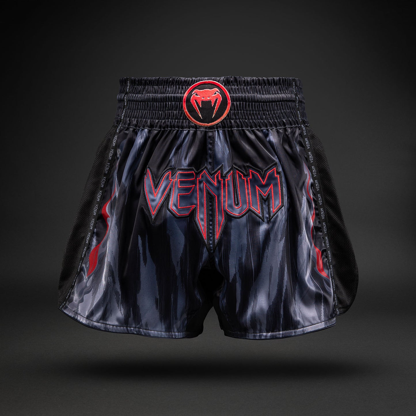 Short de Muay Thaï Venum Demon - Noir/Gris