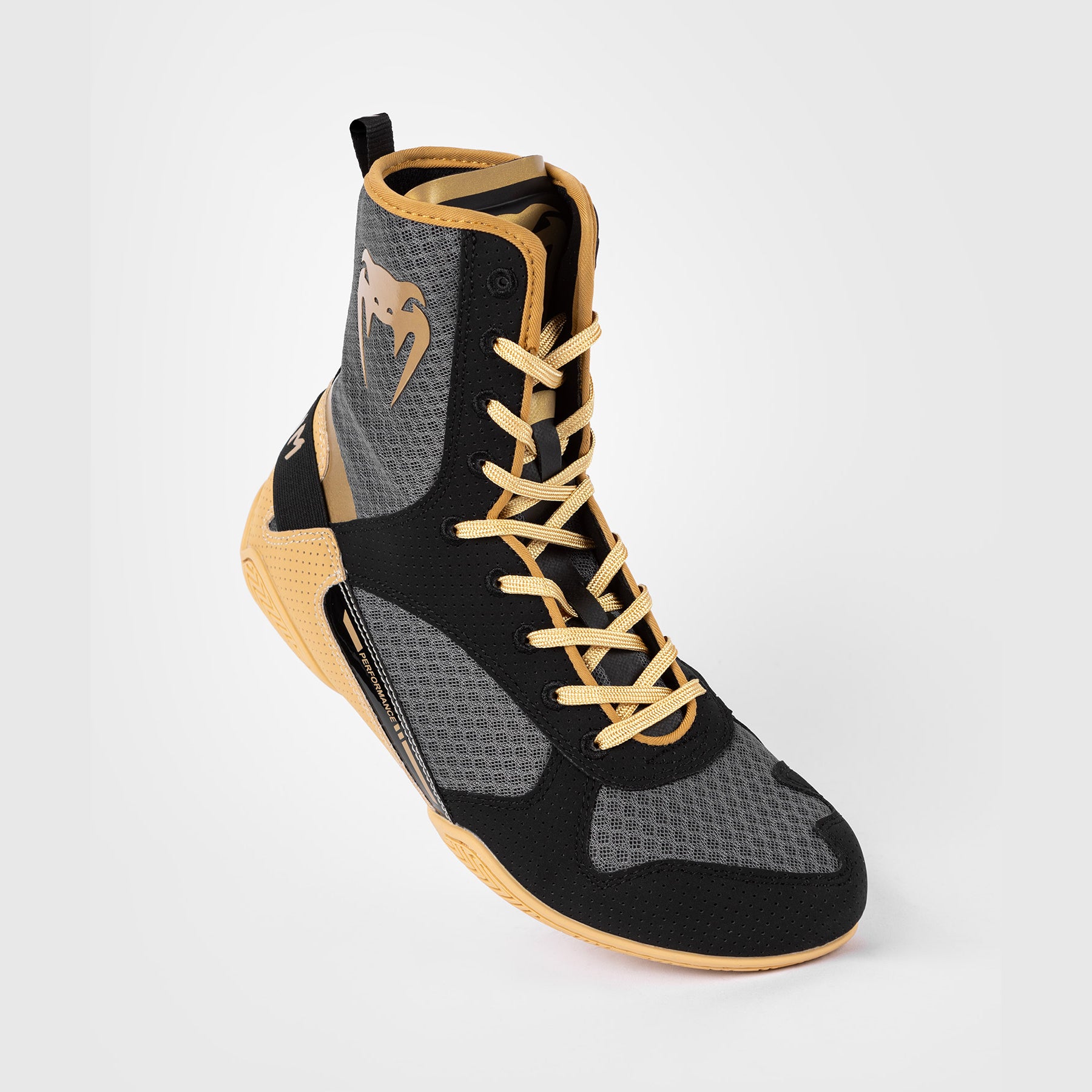 Chaussures de boxe Venum Elite - Noir/Beige - product-type_Chaussures de boxe