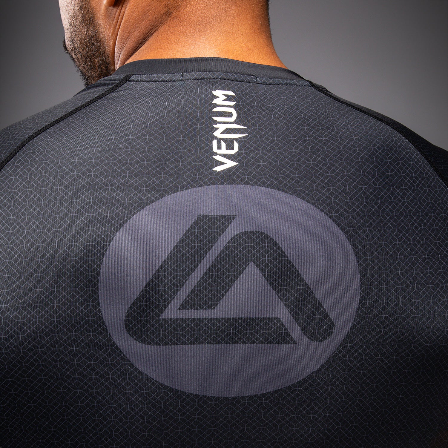 Rashguard à Manches Courtes Venum x Roger Gracie Academy - Noir - product-type_T-Shirts de Compression