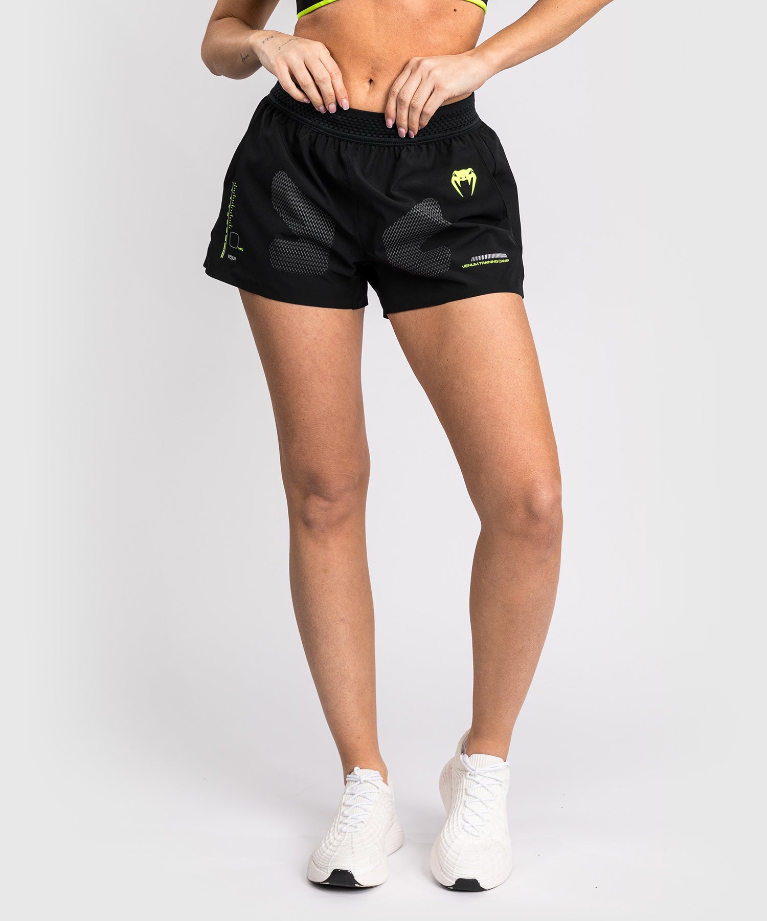 Short d'entraînement Venum Training Camp 4.0 - Noir/Vert Fluo - product-type_Shorts de training