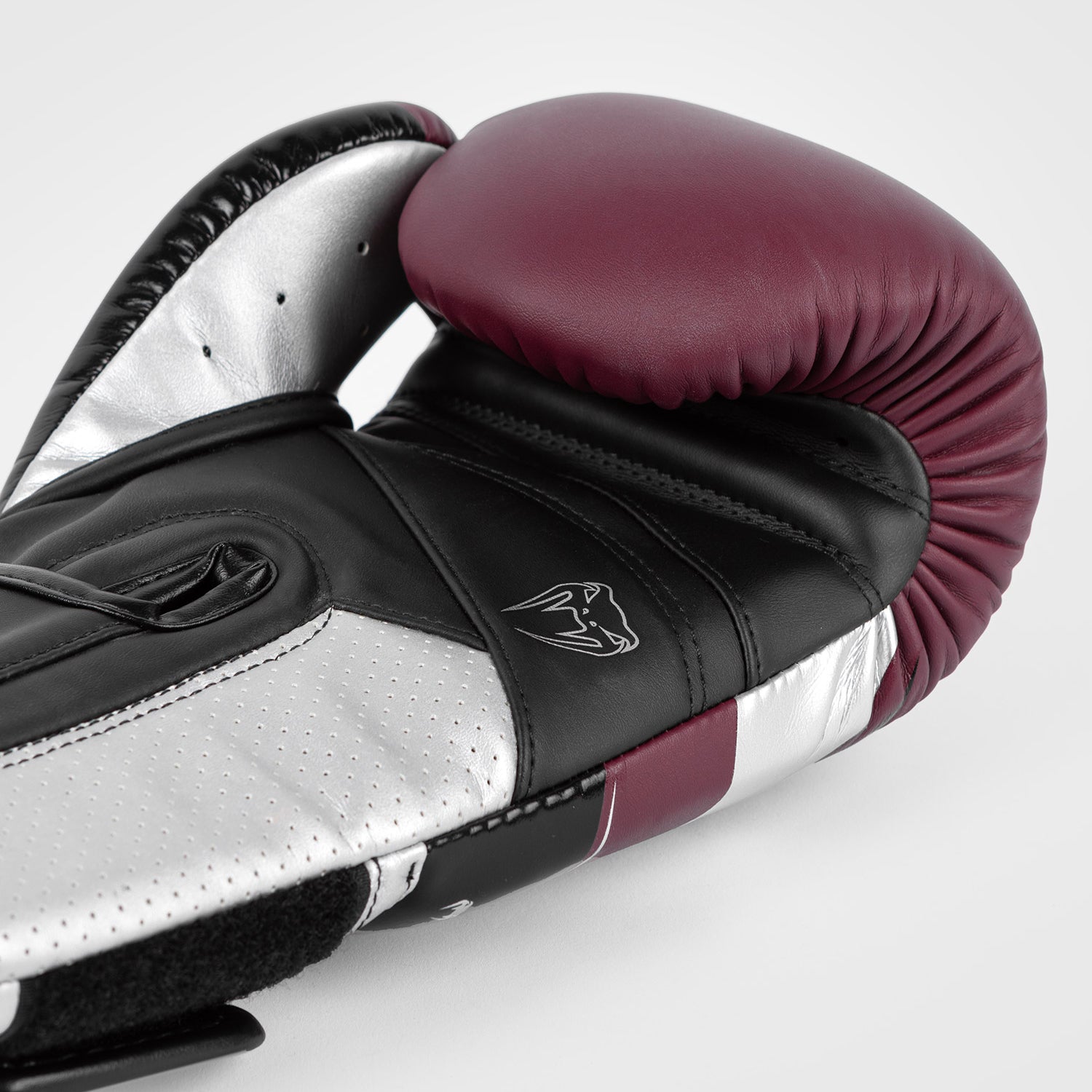 Gants de Boxe Venum Elite Evo - Rouge Bordeaux/Argent - product-type_Gants de boxe