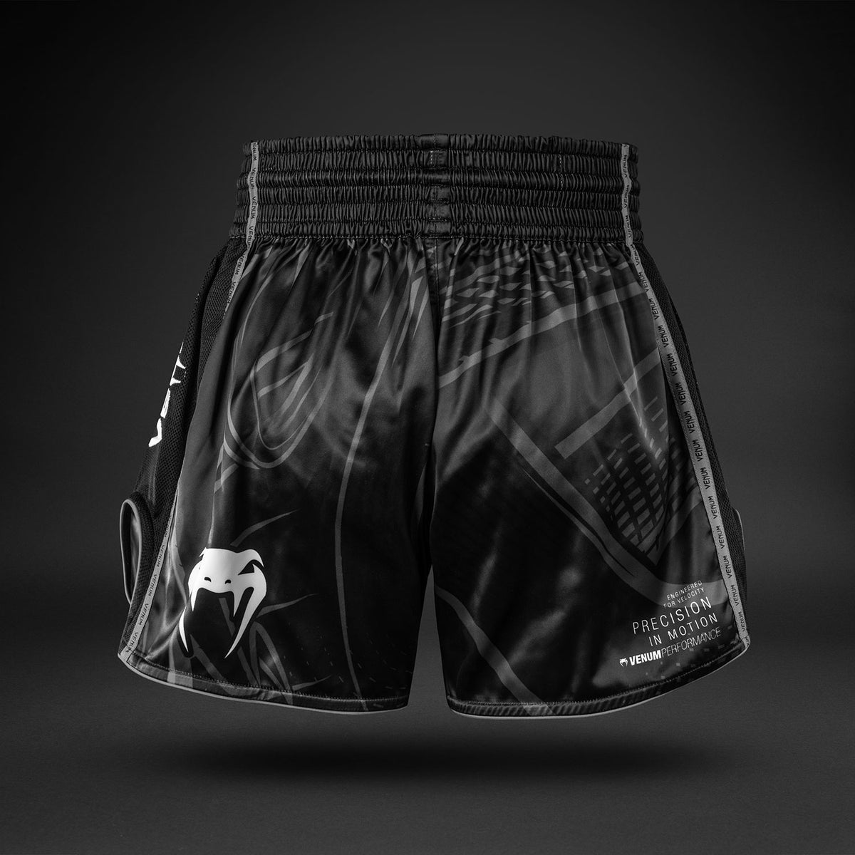 Short de Muay Thai Venum Crimson Viper 2.0 - Noir/Gris