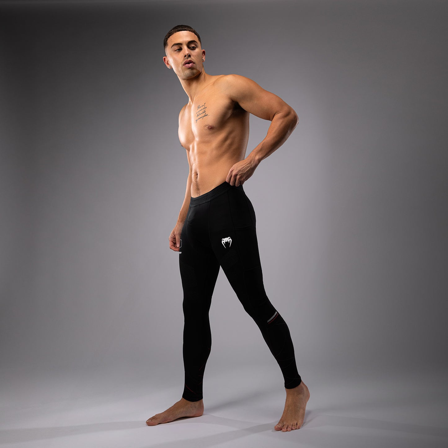 Pantalon de Compression Venum Tactical XT- Noir/Rouge Feu - product-type_Pantalons de Compression