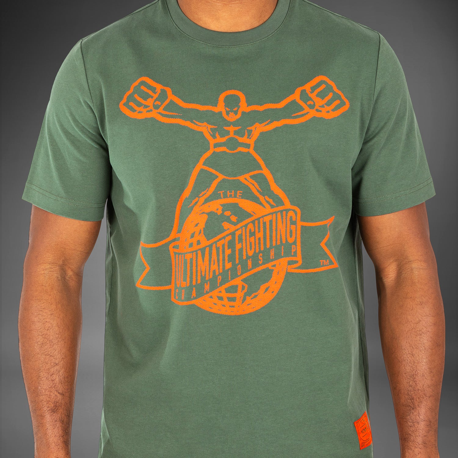 T-Shirt UFC by Venum Ulti-Man - Kaki/Orange - product-type_T-Shirts