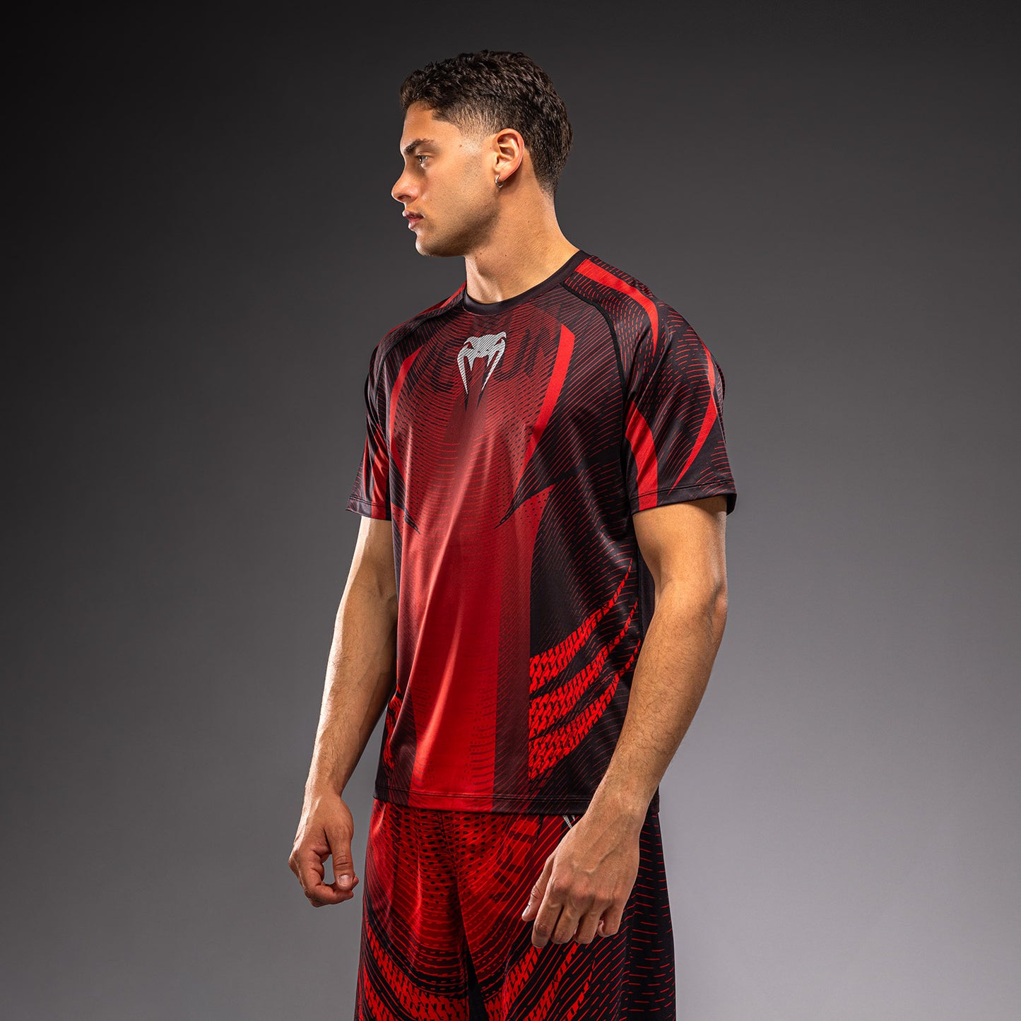 T-shirt Dry Tech Venum Galactic 3.0 - Rouge/Argent
