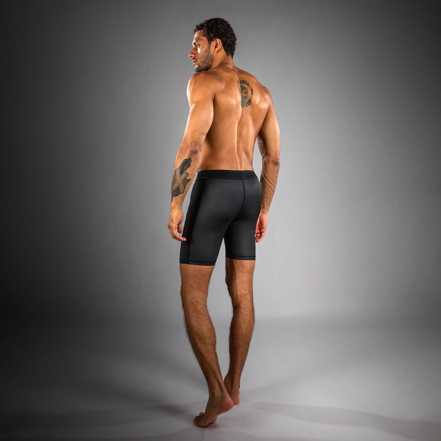 Short de Compression Venum No Gi - Noir/Gris Argenté