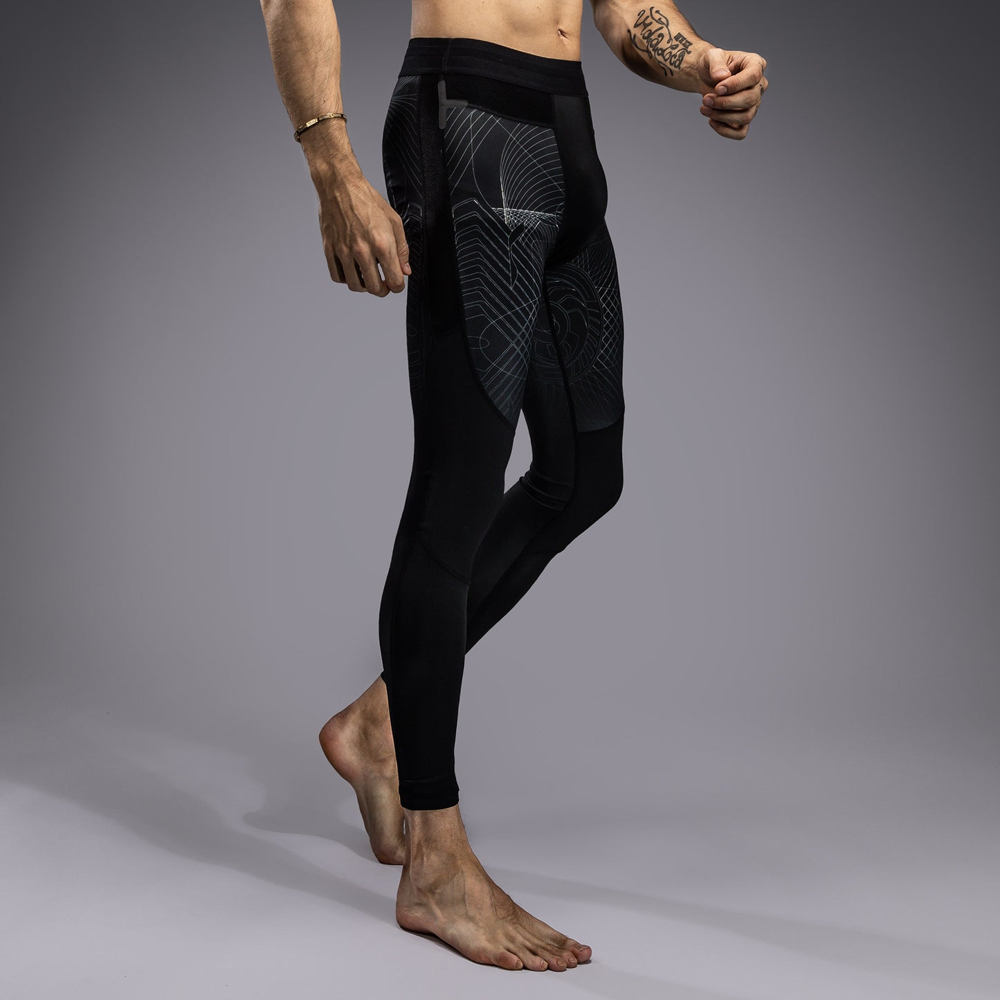 Pantalon de Compression Venum G-Fit Air pour Hommes - Noir Intense/Sable Désert - product-type_Pantalons de Compression