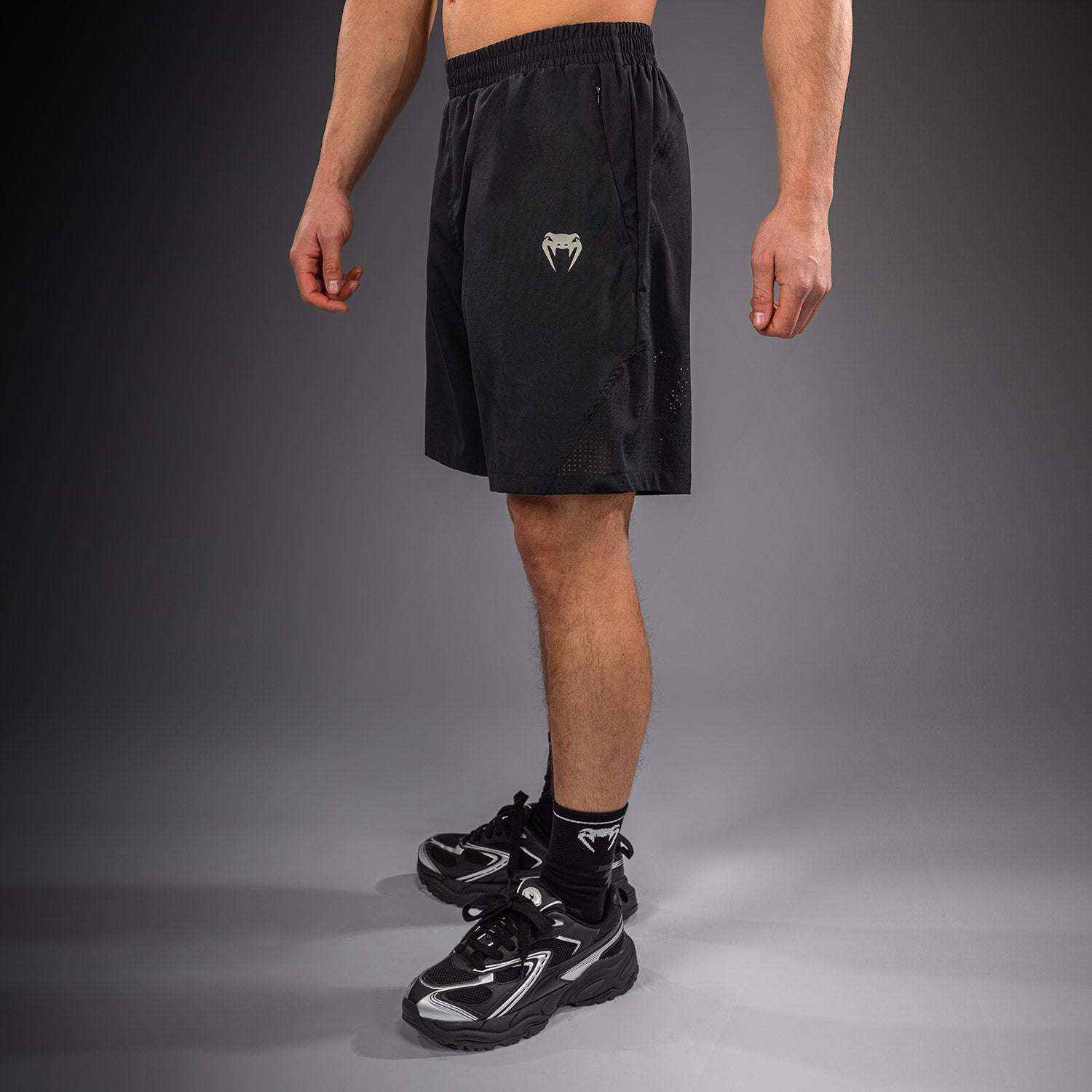 Short d’Entraînement Venum Lazer - Noir/Gris - product-type_Shorts de training