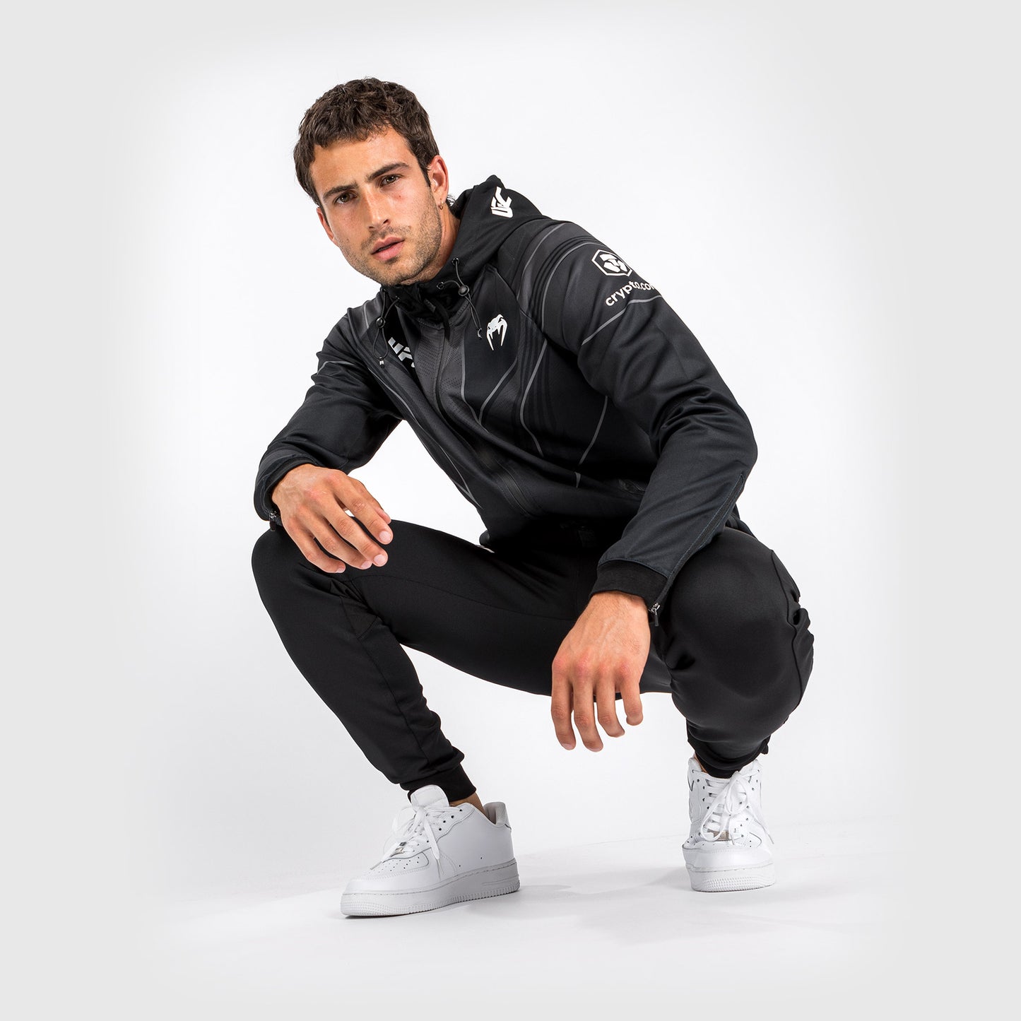 Sweat à capuche Walkout UFC Venum Authentic Fight Night 2.0 pour homme - Noir - product-type_Vestes