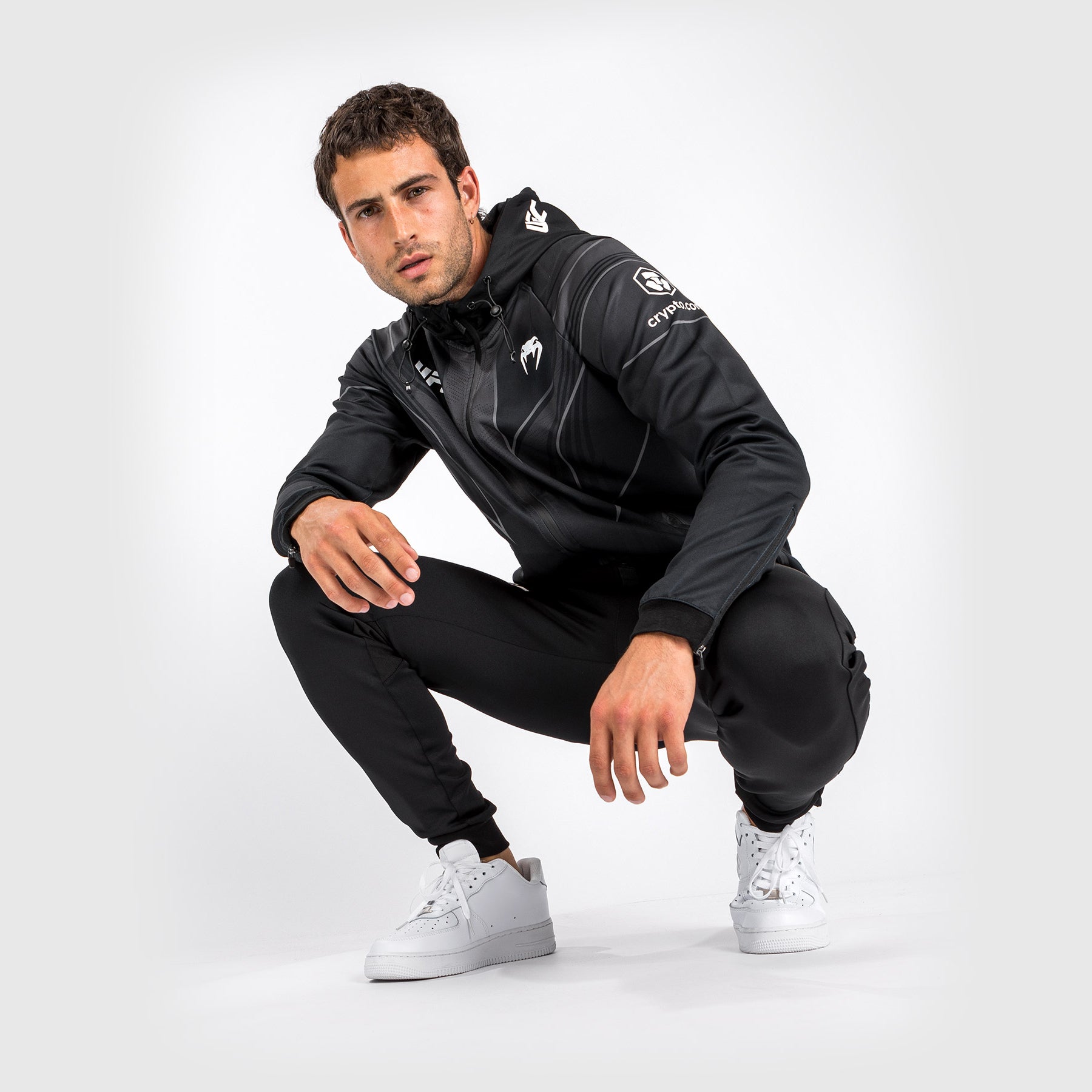 Sweat à capuche Walkout UFC Venum Authentic Fight Night 2.0 pour homme - Noir - product-type_Vestes