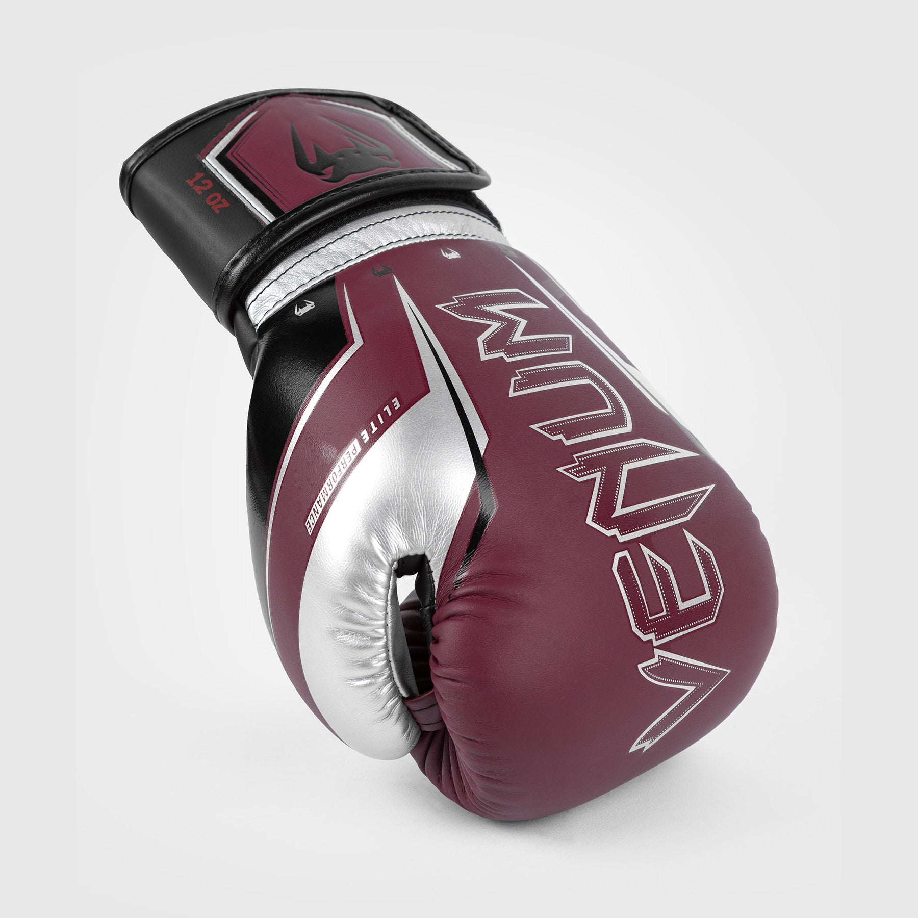 Gants de Boxe Venum Elite Evo - Rouge Bordeaux/Argent - product-type_Gants de boxe
