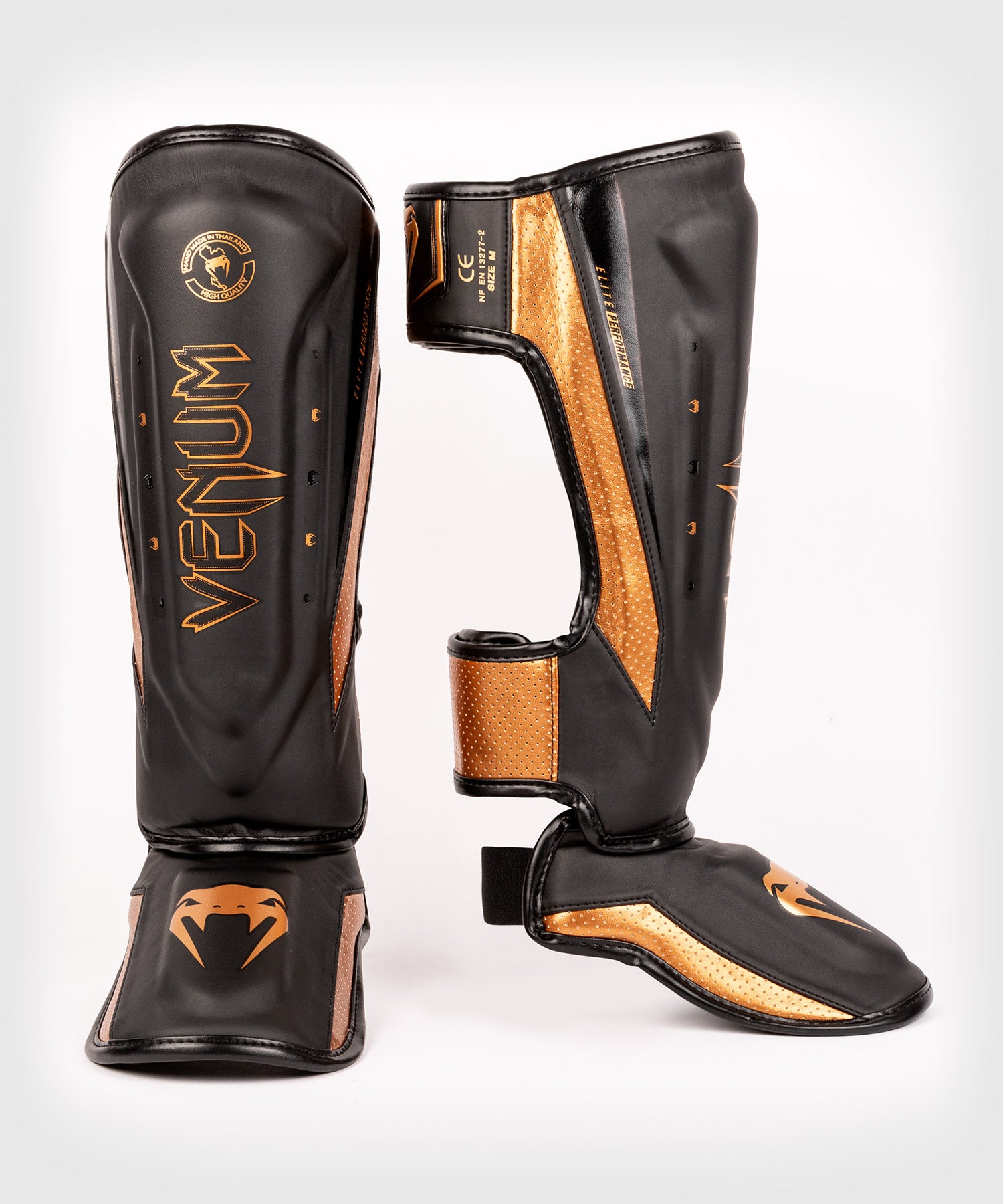 Protège-Tibias Venum Elite Evo - Noir/Bronze - product-type_Protège-tibias