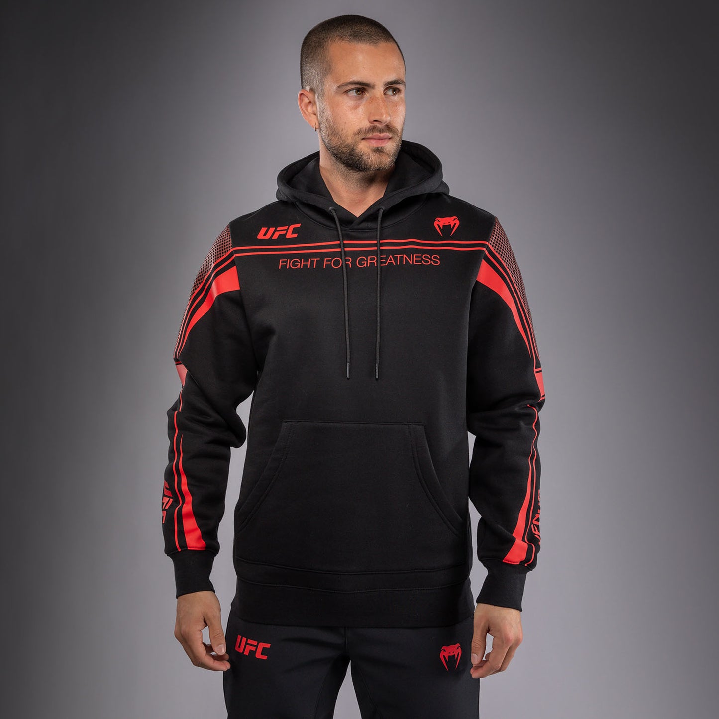 Sweat à Capuche pour Homme Venum UFC Unity by Venum Authentic Fight Week - Noir