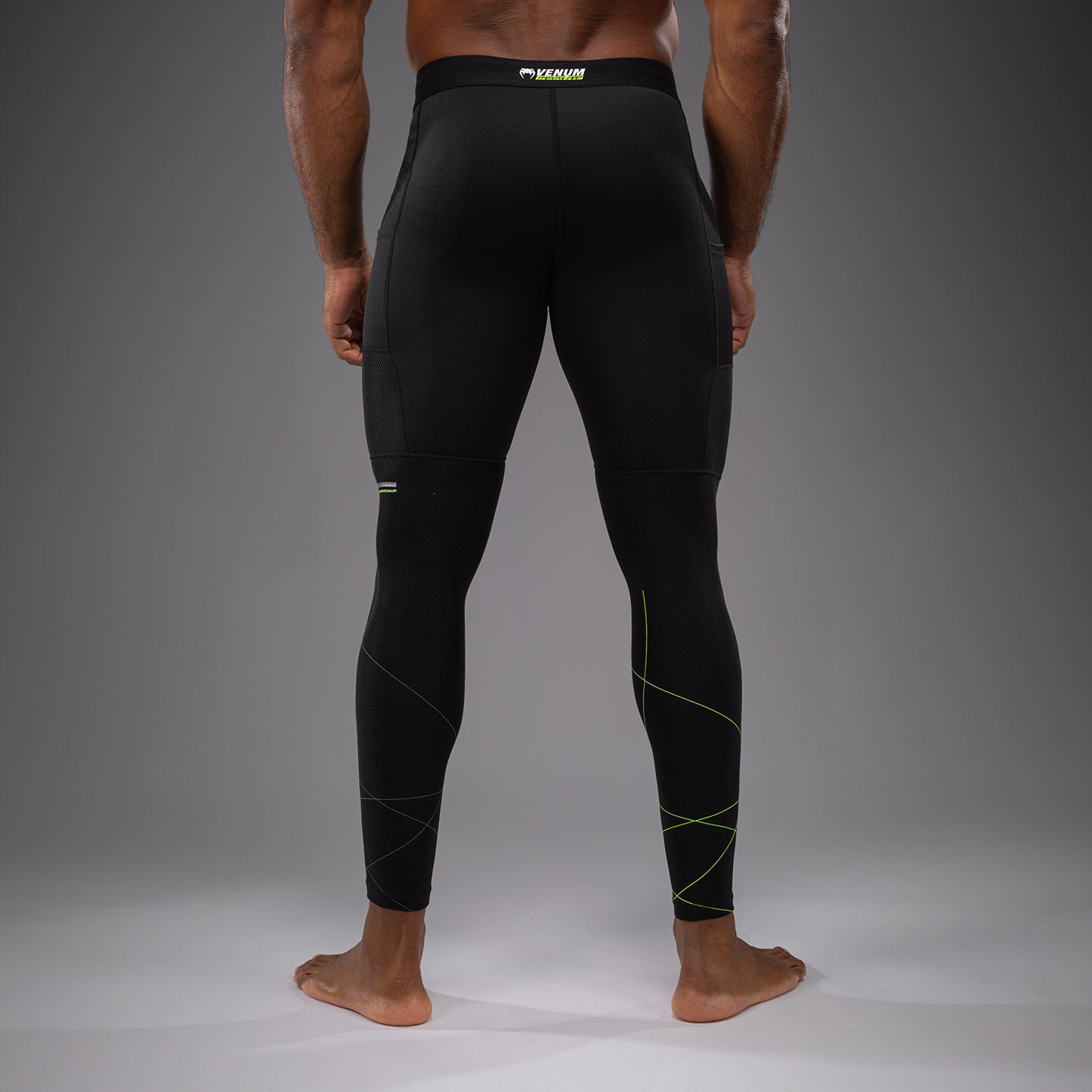 Pantalon de compression Venum Training Camp 4.0 - Noir/Vert Fluo - product-type_Pantalons de Compression