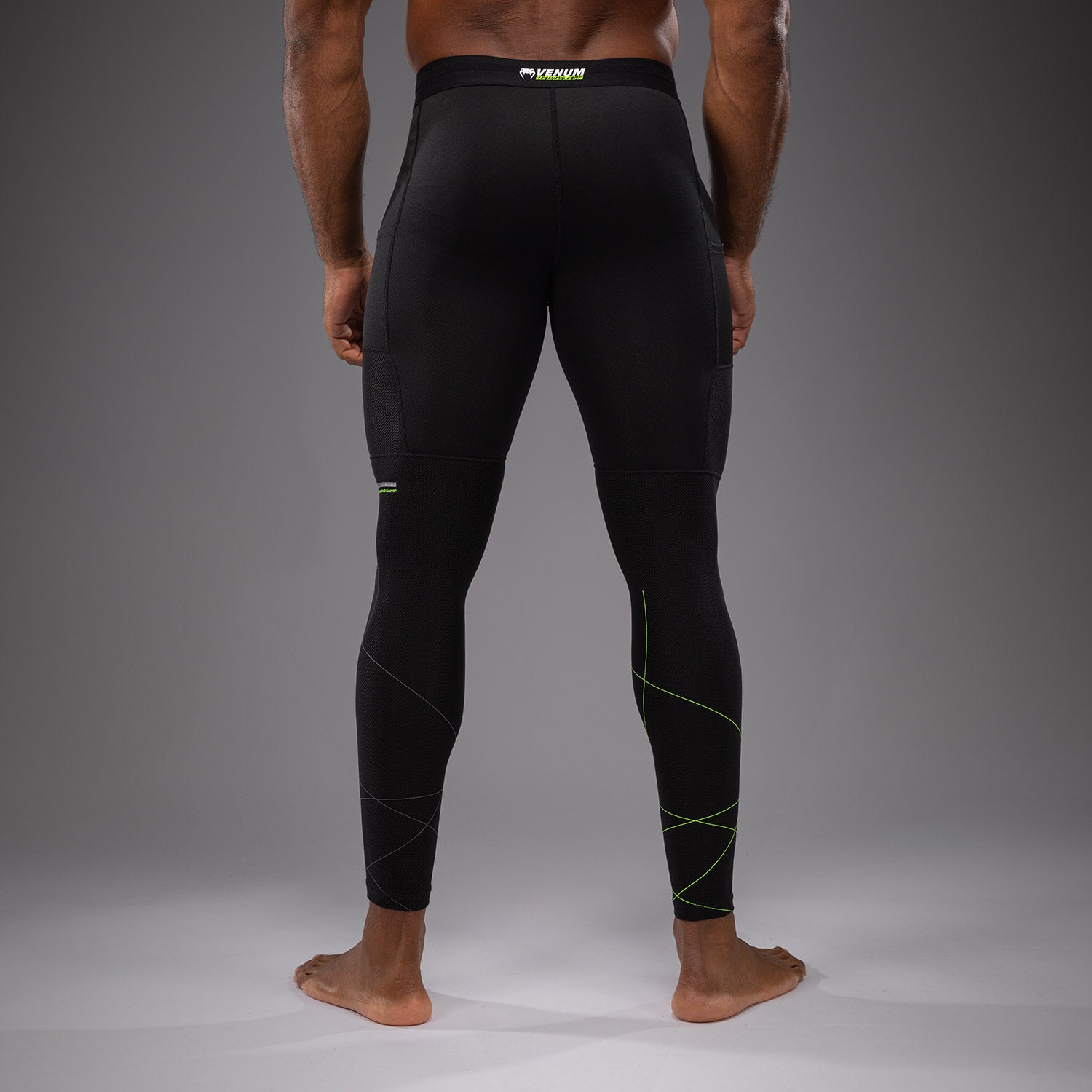Pantalon de compression Venum Training Camp 4.0 - Noir/Vert Fluo - product-type_Pantalons de Compression