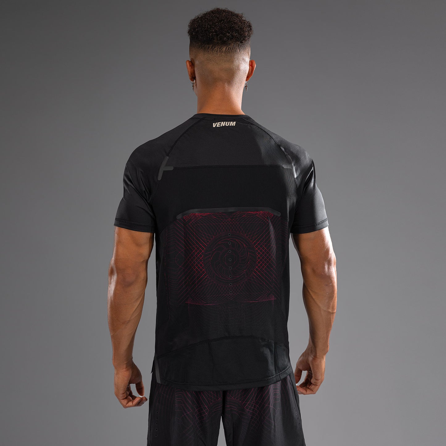 T-Shirt Dry-Tech Venum G-Fit Air - Noir Profond/Rouge Feu - product-type_T-Shirts Dry Tech