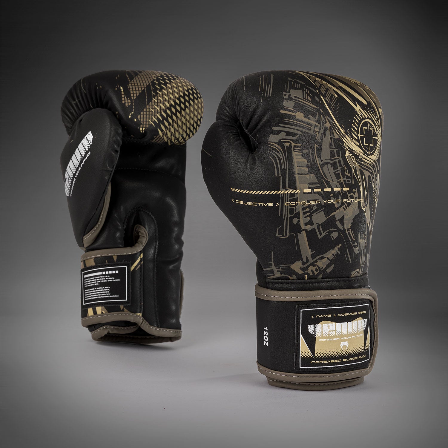 Gants de Boxe Venum Invader - Noir/Sable - product-type_Gants de boxe